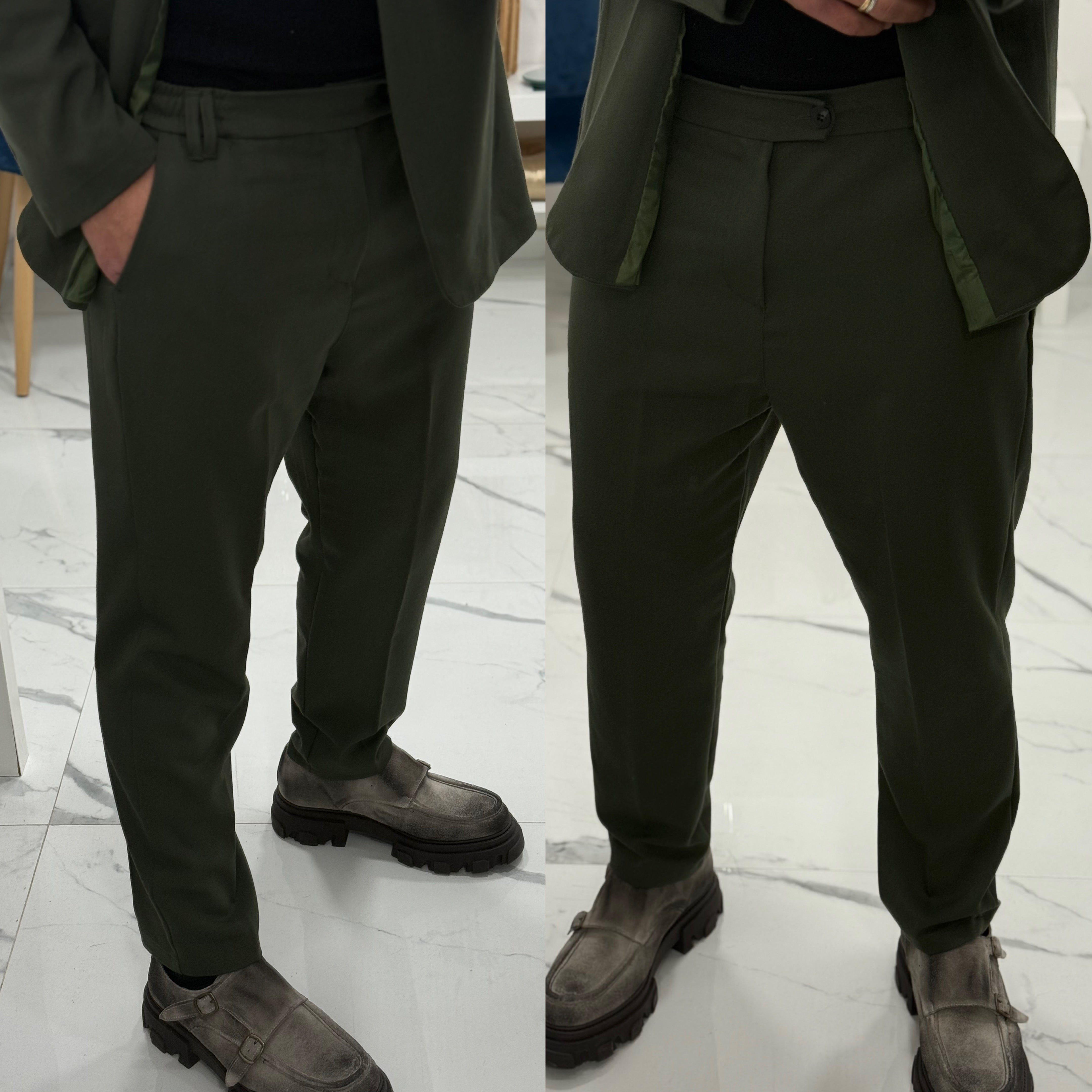 Abito coreano verde militare Ddsmile