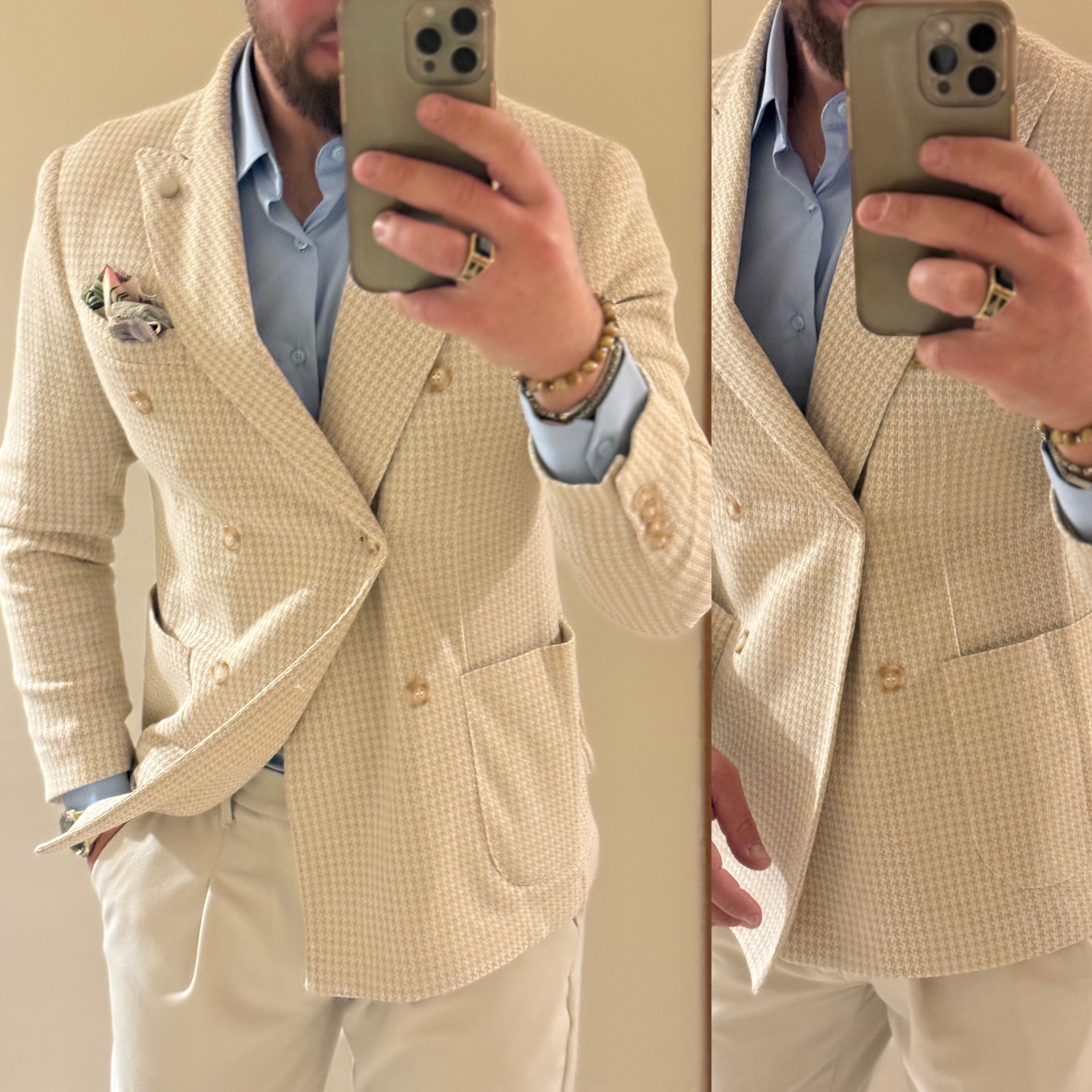 Giacca doppiopetto sartoriale Piedipull Madrid