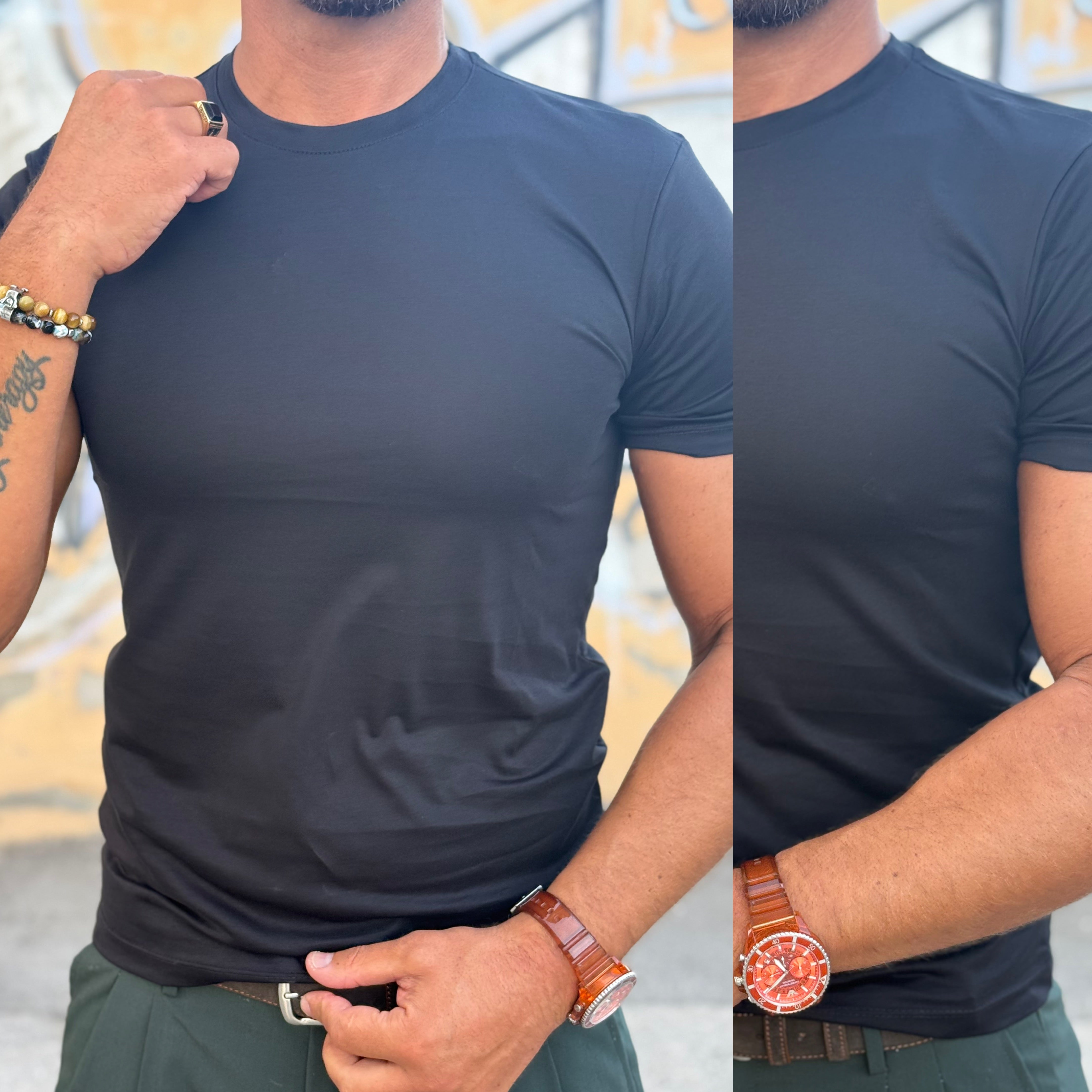 T-Shirt effetto filo di Scozia Ddsmile