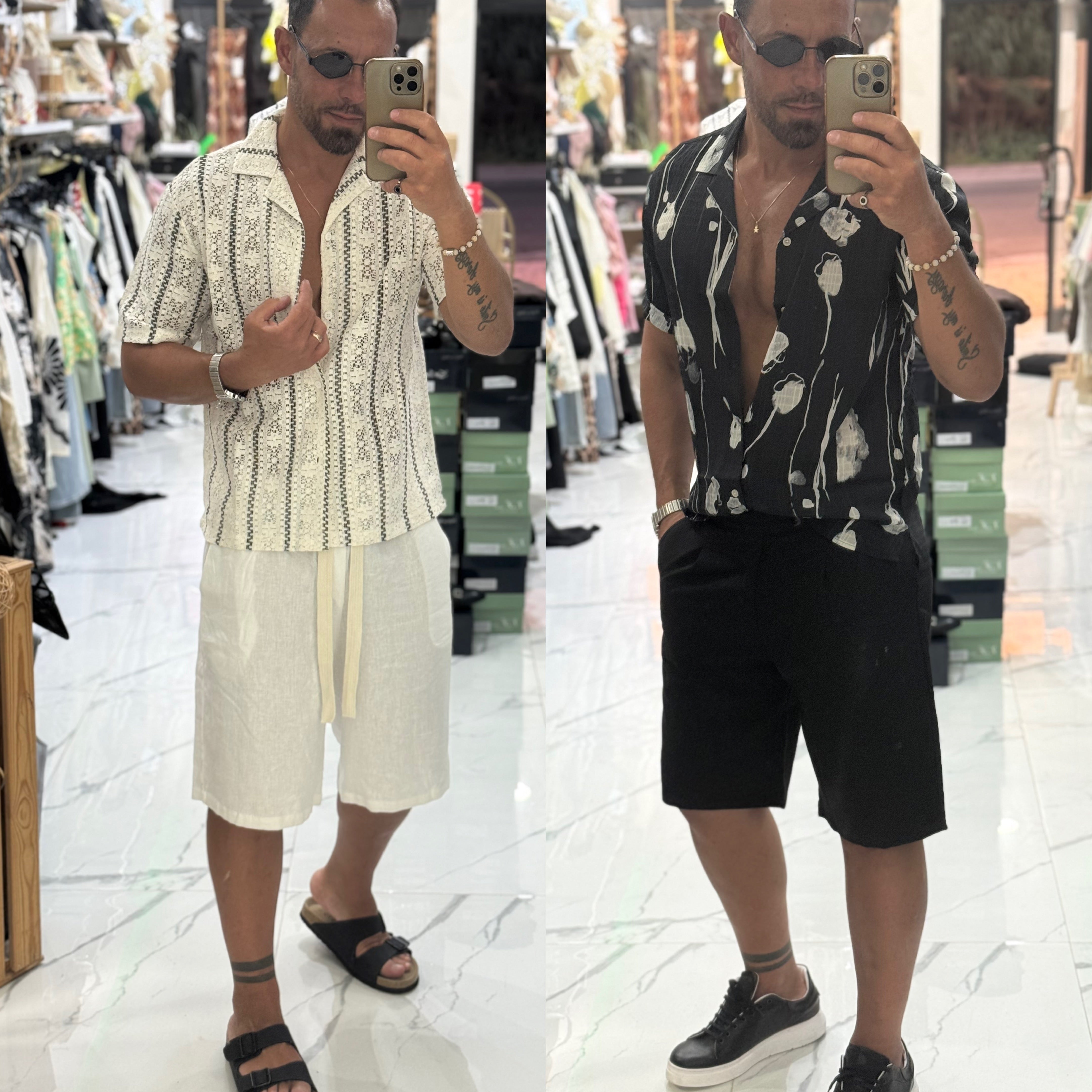 Coordinato Bermuda e Camicia MIAMI