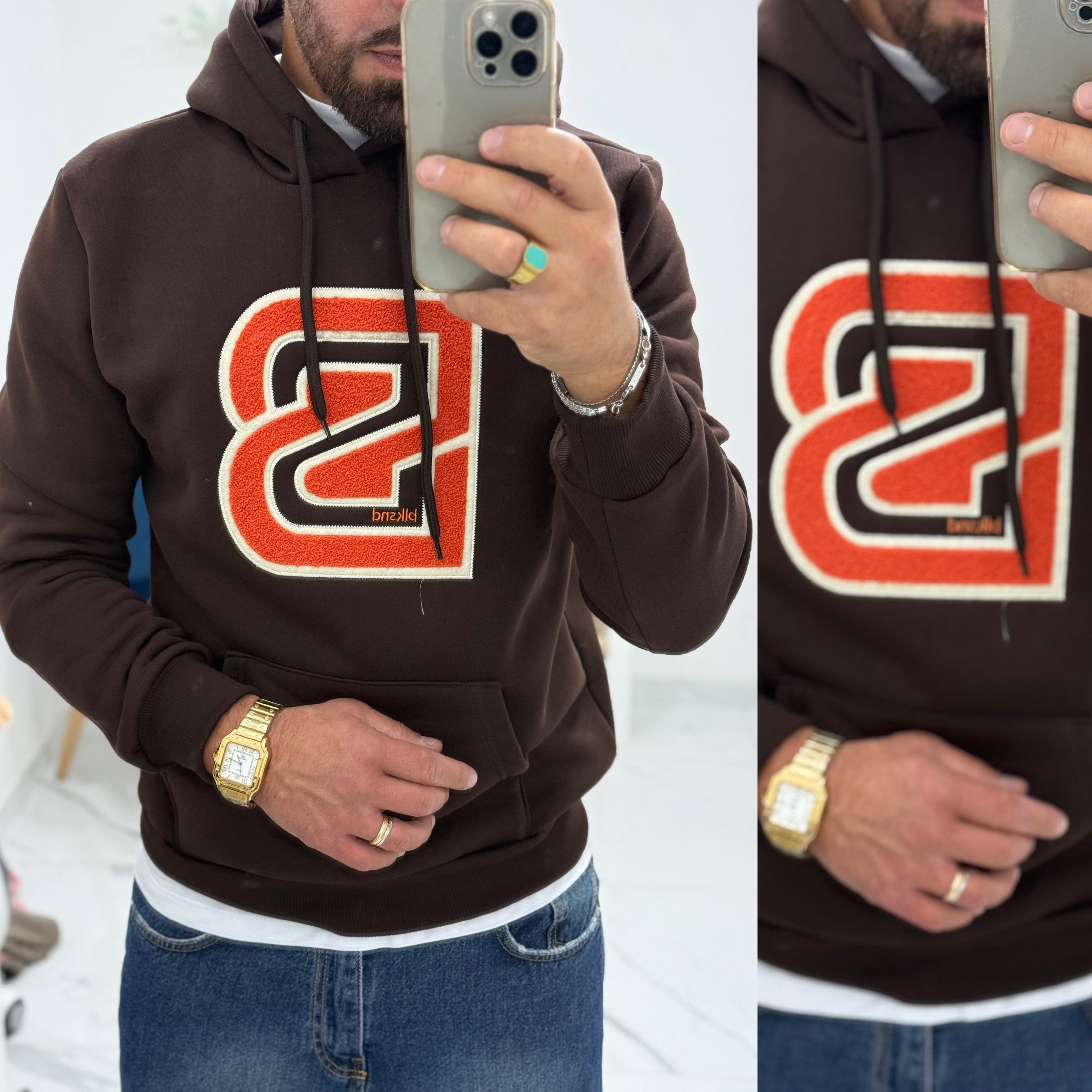 Felpa con cappuccio blacksunday