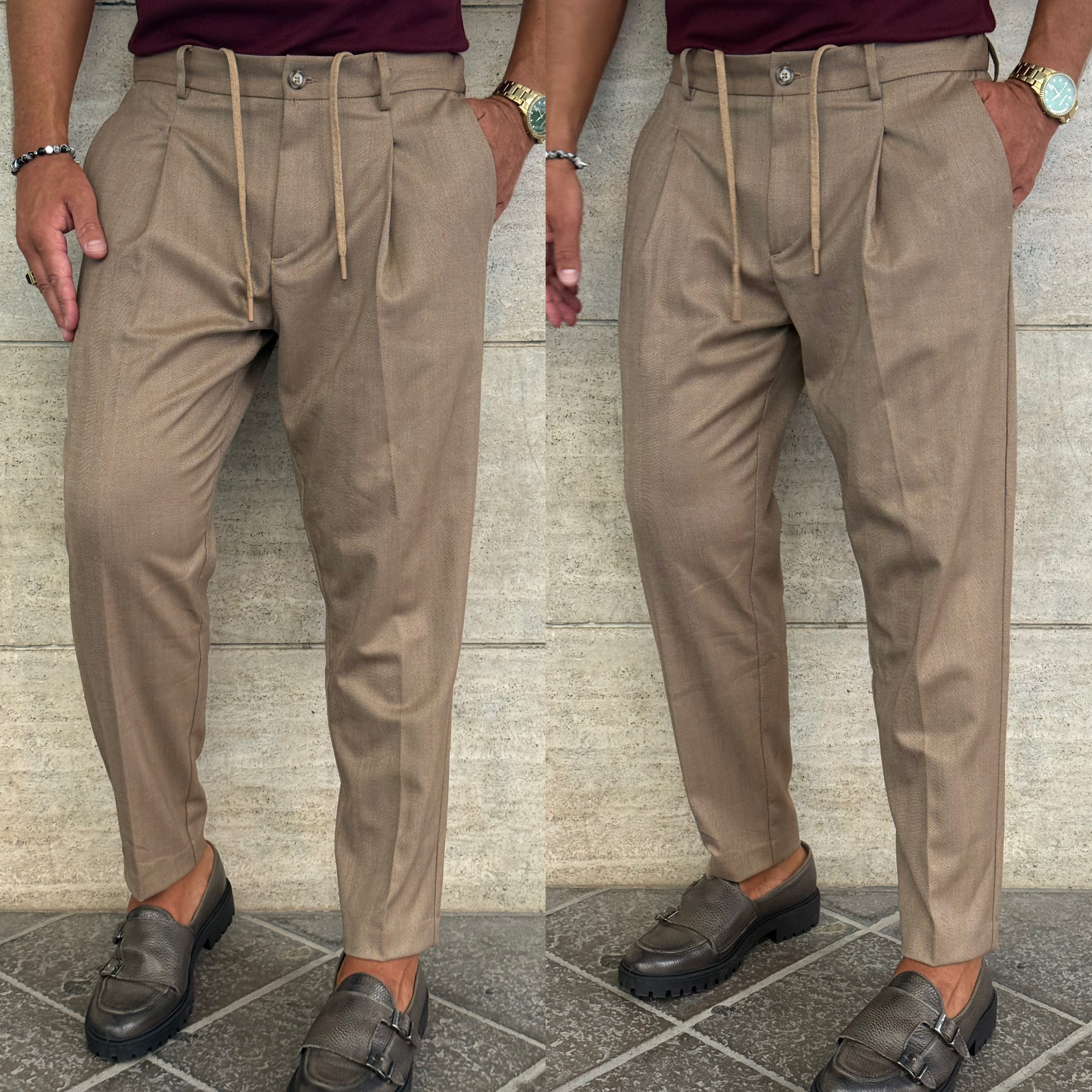 Pantalone Capri gessato blacksunday