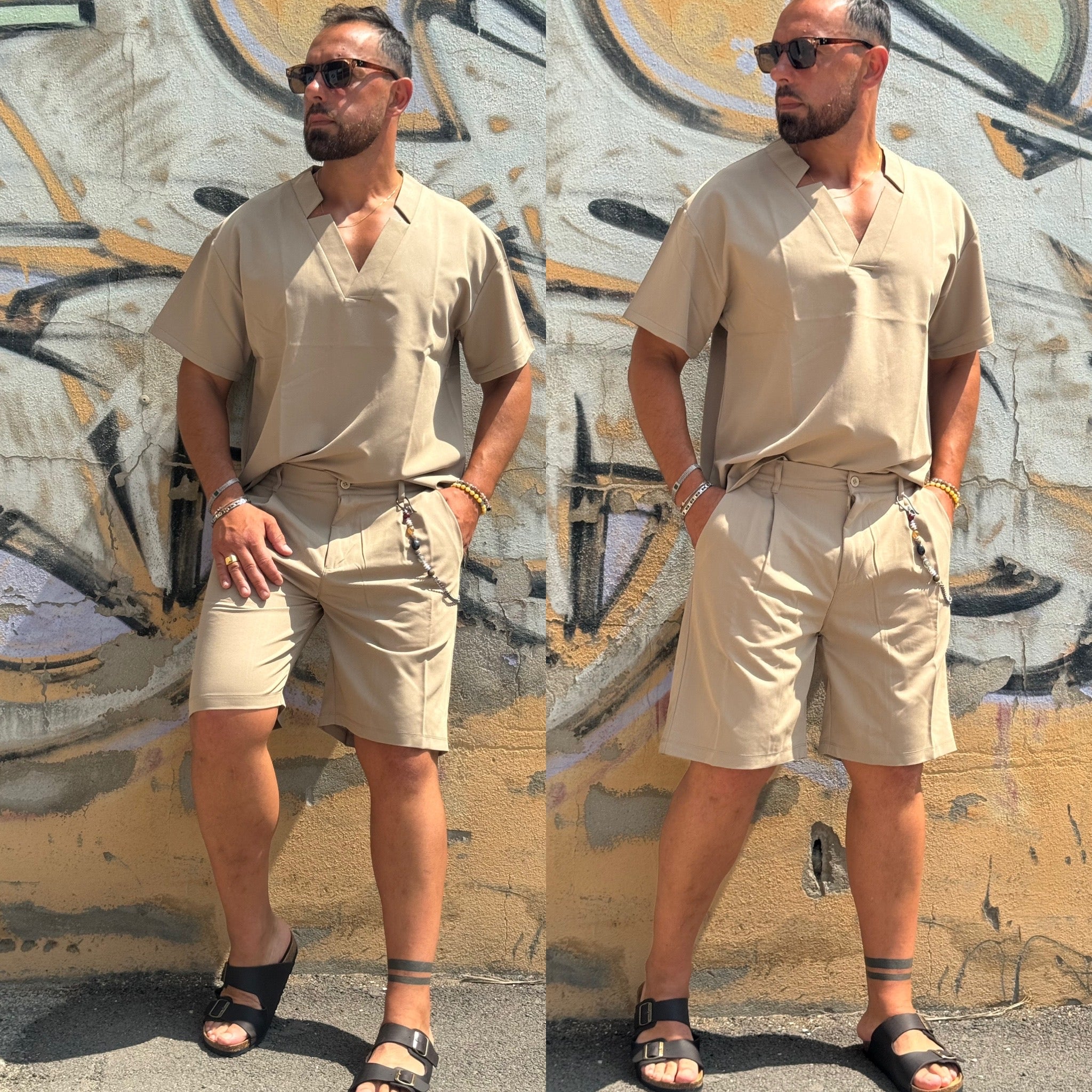 Coordinato camicia e bermuda Valencia