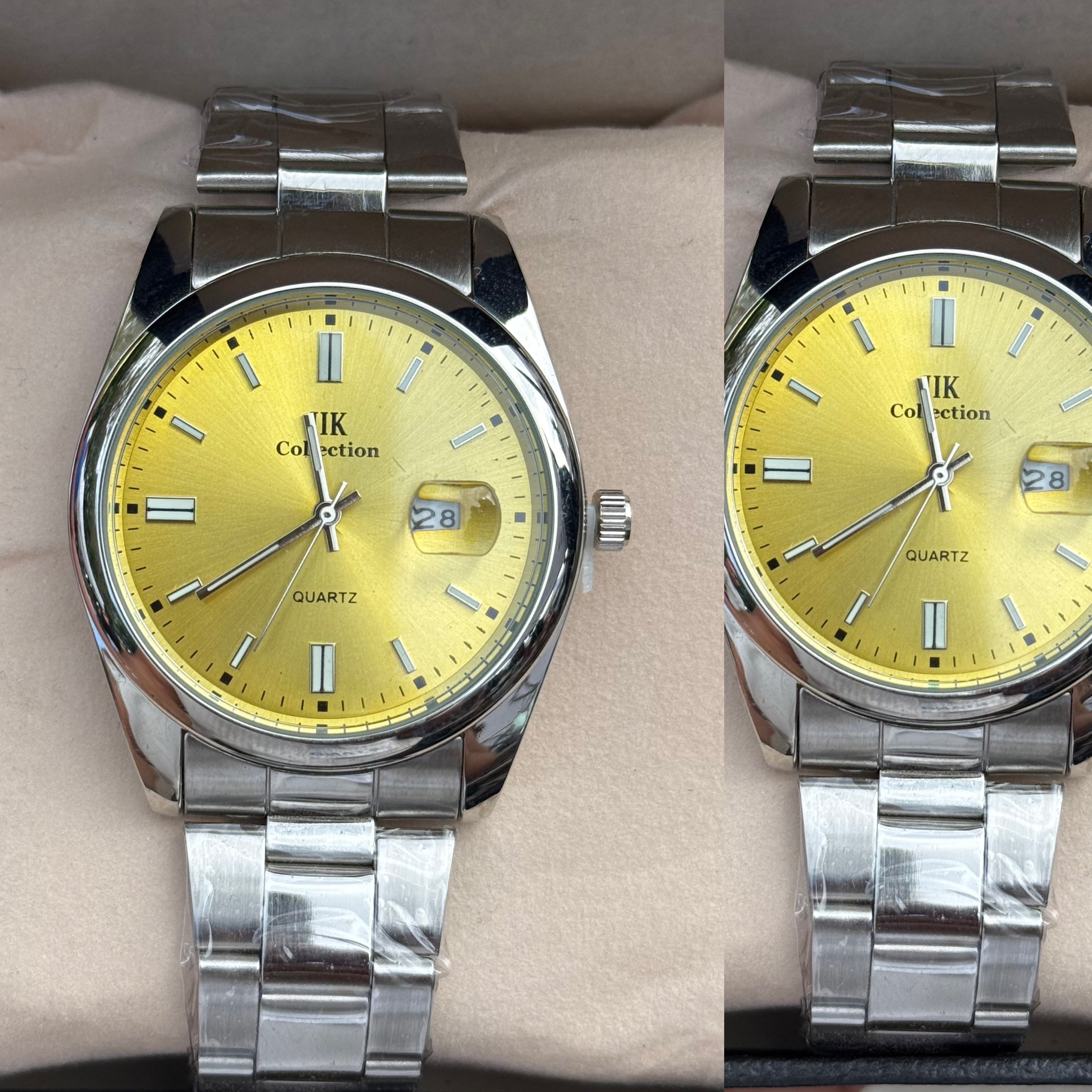 Orologio in acciaio cassa tonda Vintage