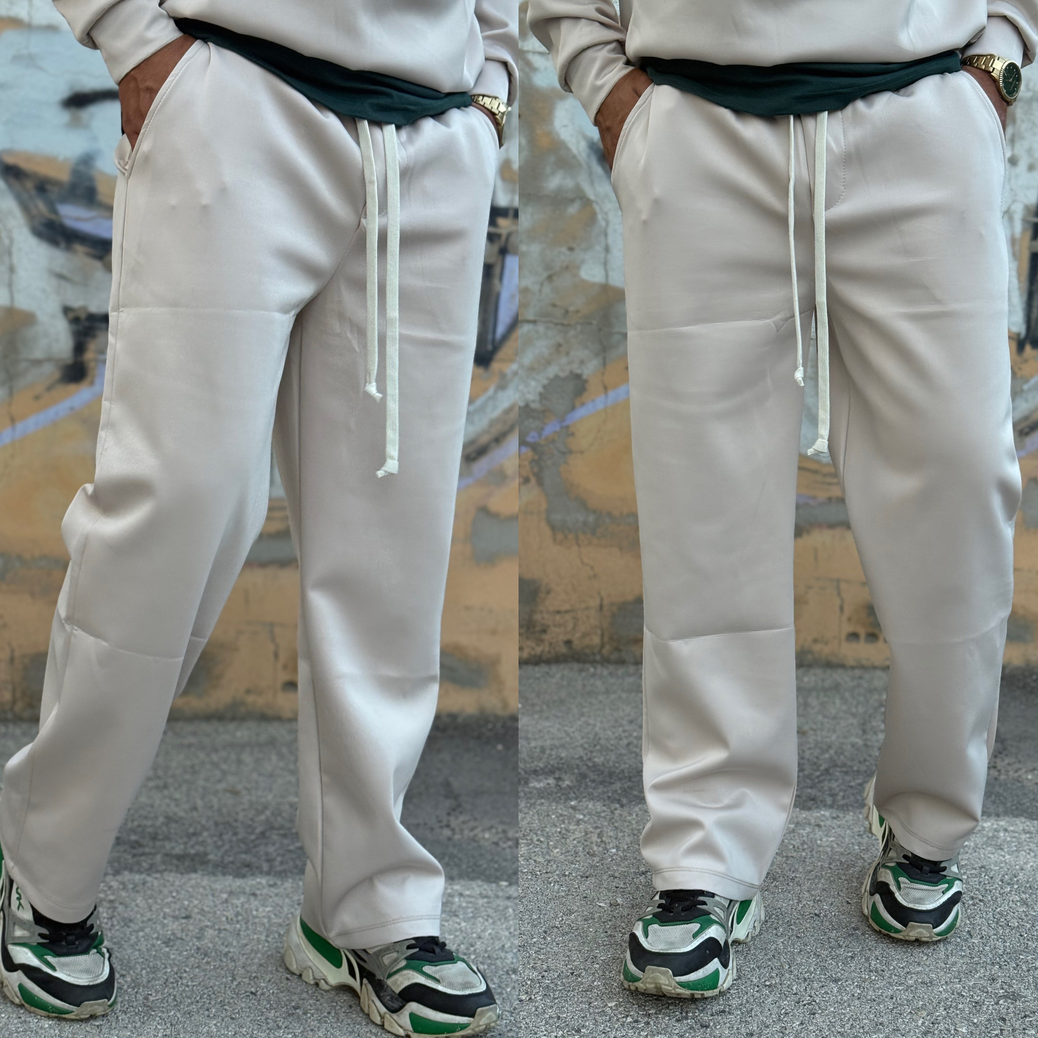 Tuta fondo largo felpa zip Duca Homme
