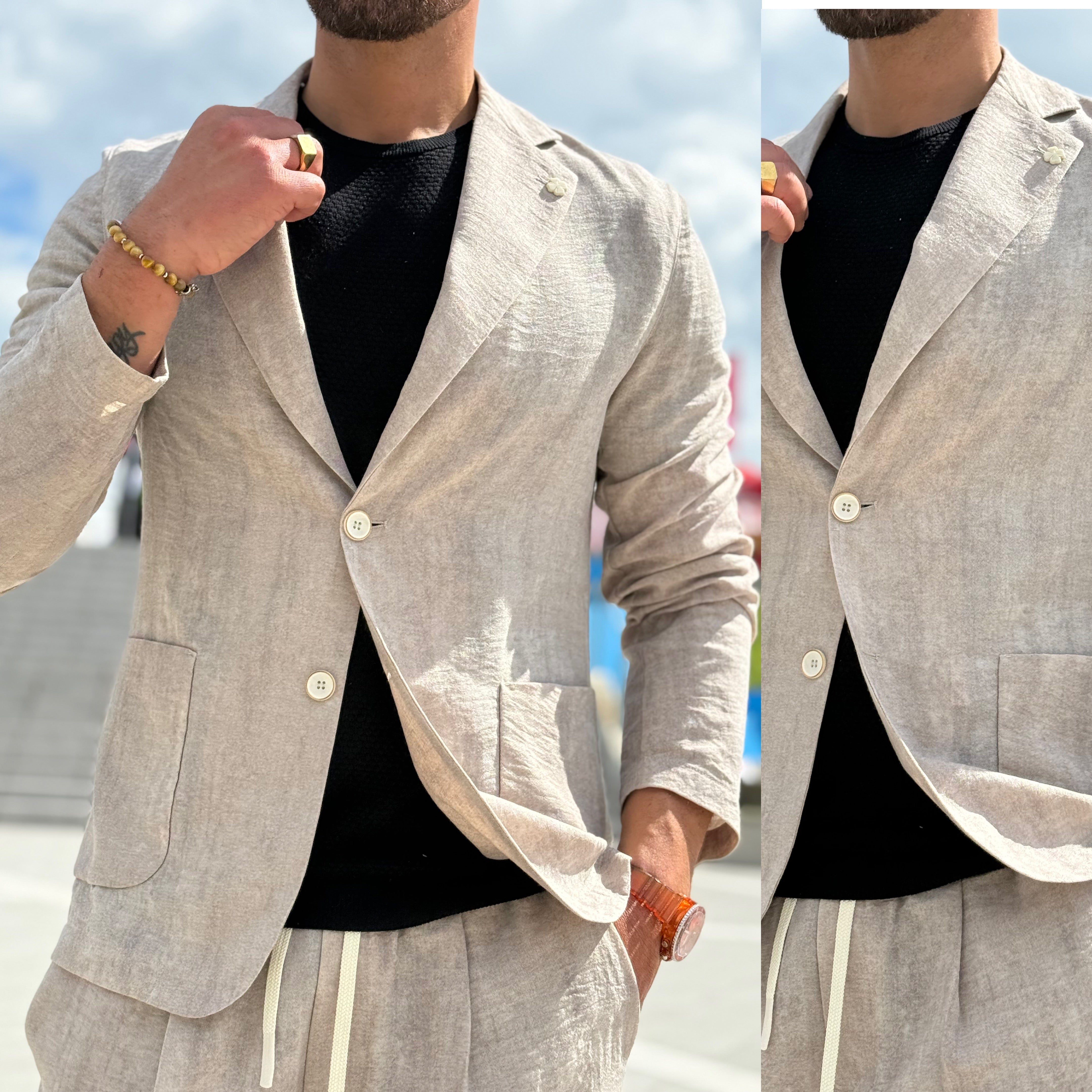 Coordinato giacca e bermuda abito Overd