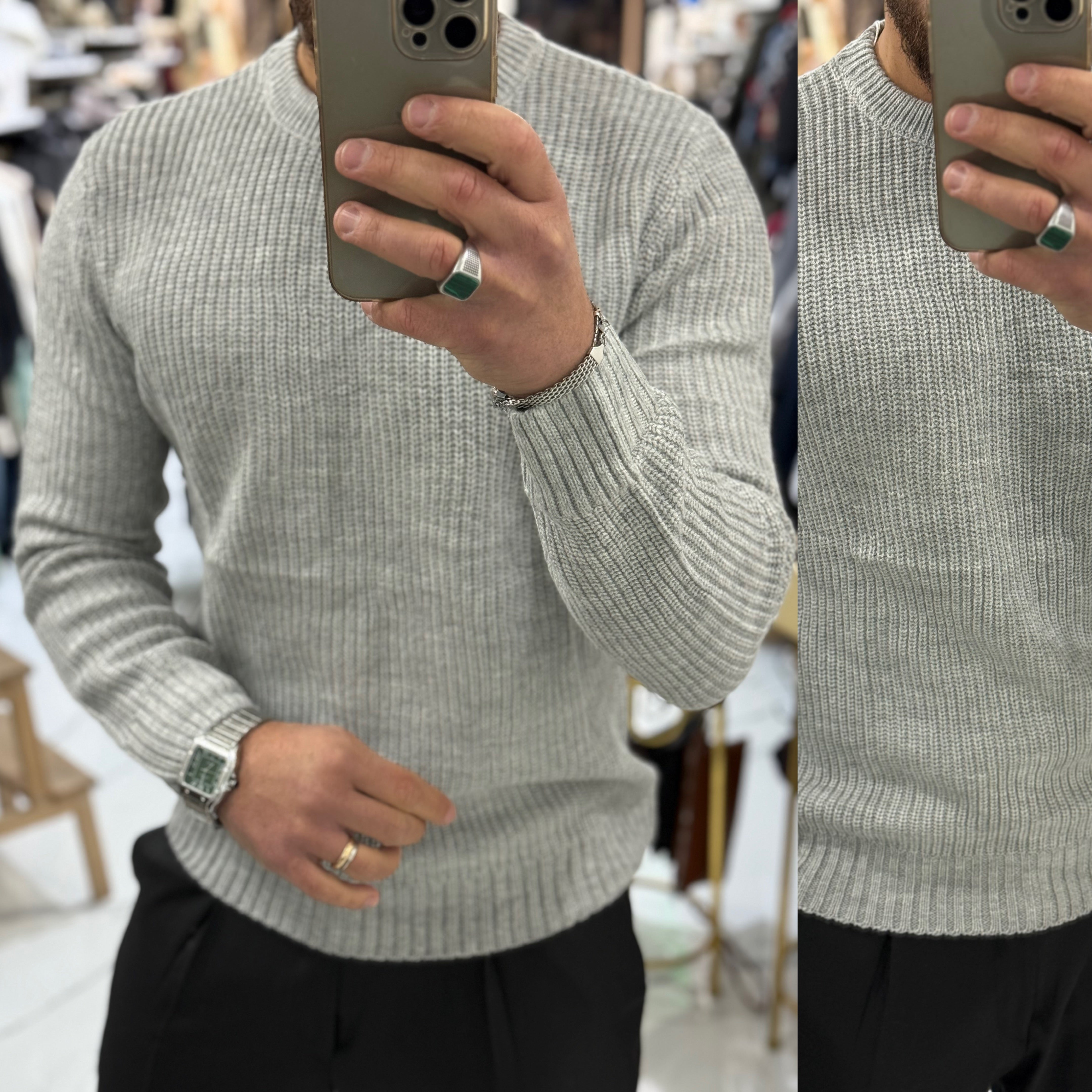 Maglione girocollo slim Florence