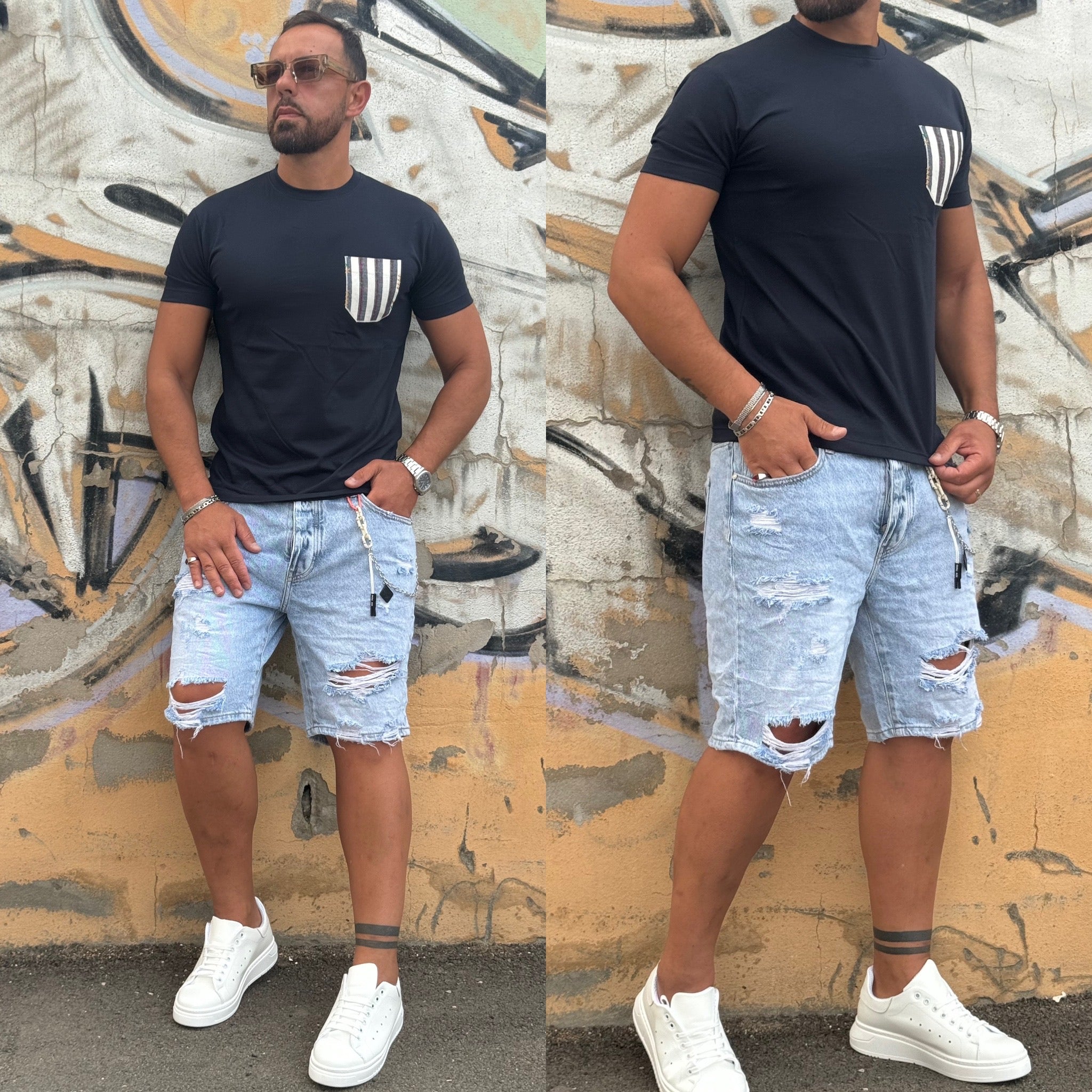 T-SHIRT con taschino blacksunday