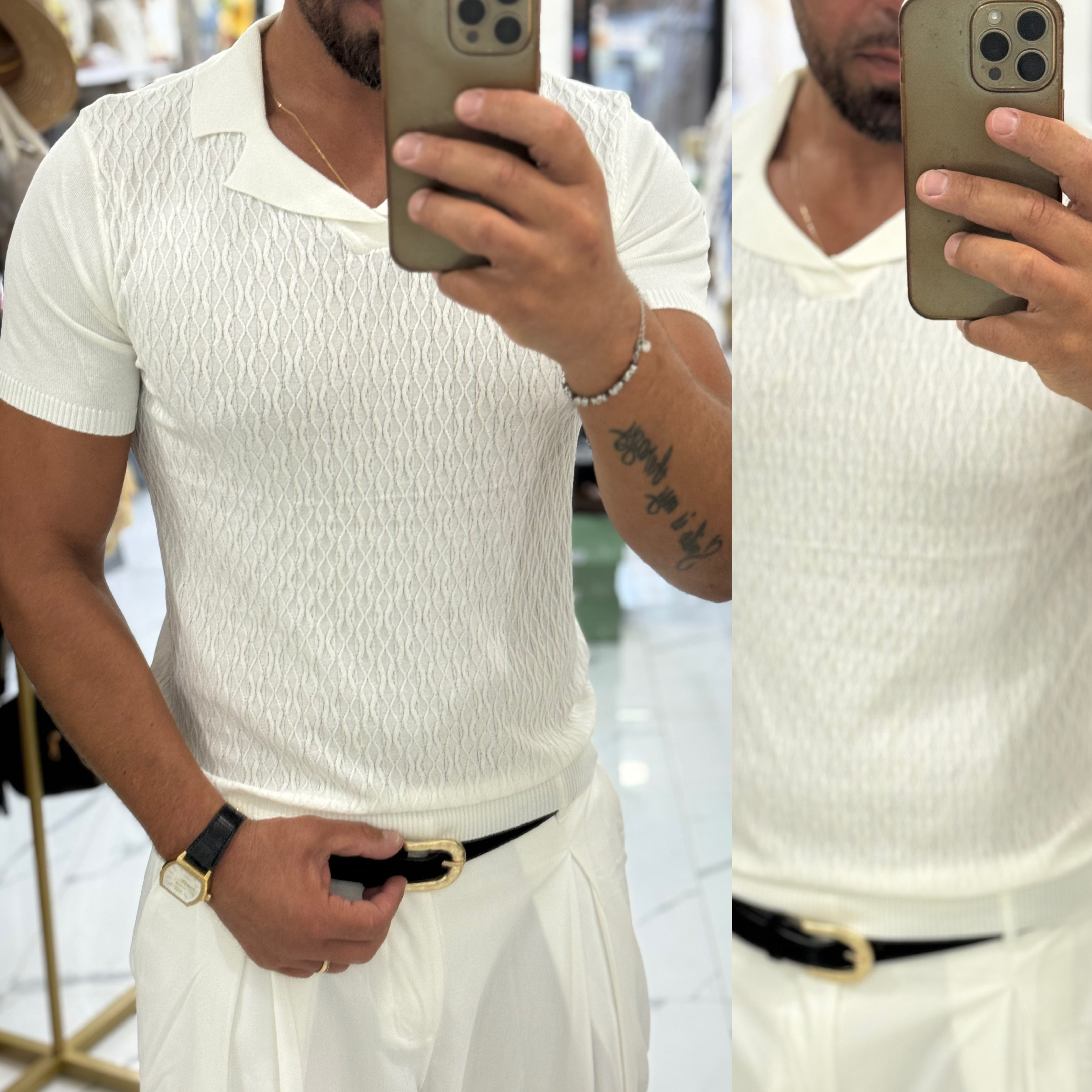 Combo pantalone e polo coordinato Ddsmile
