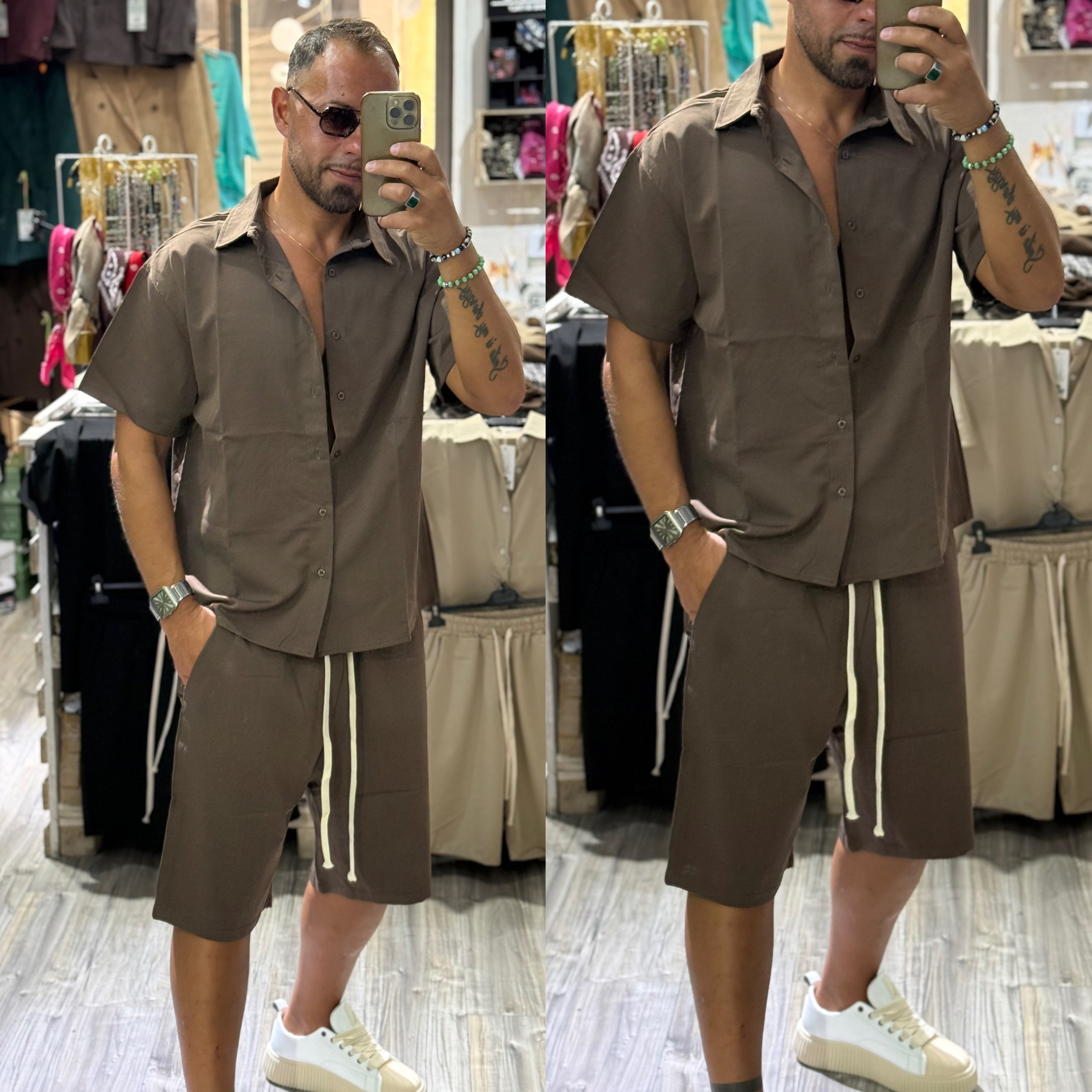Coordinato Gallipoli camicia e bermuda