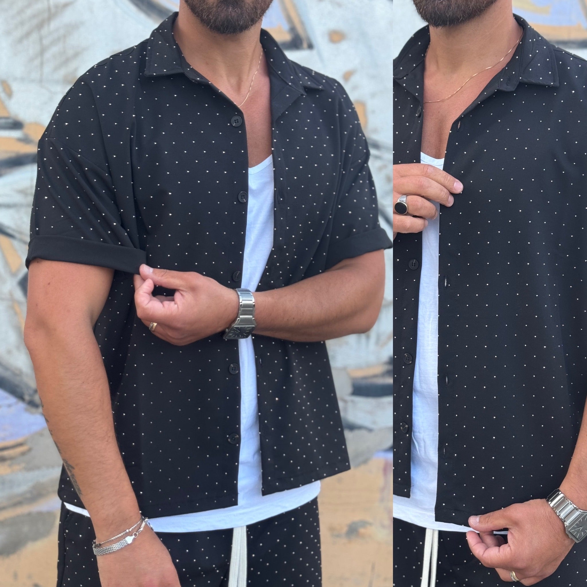 Coordinato nero street DIAMOND
