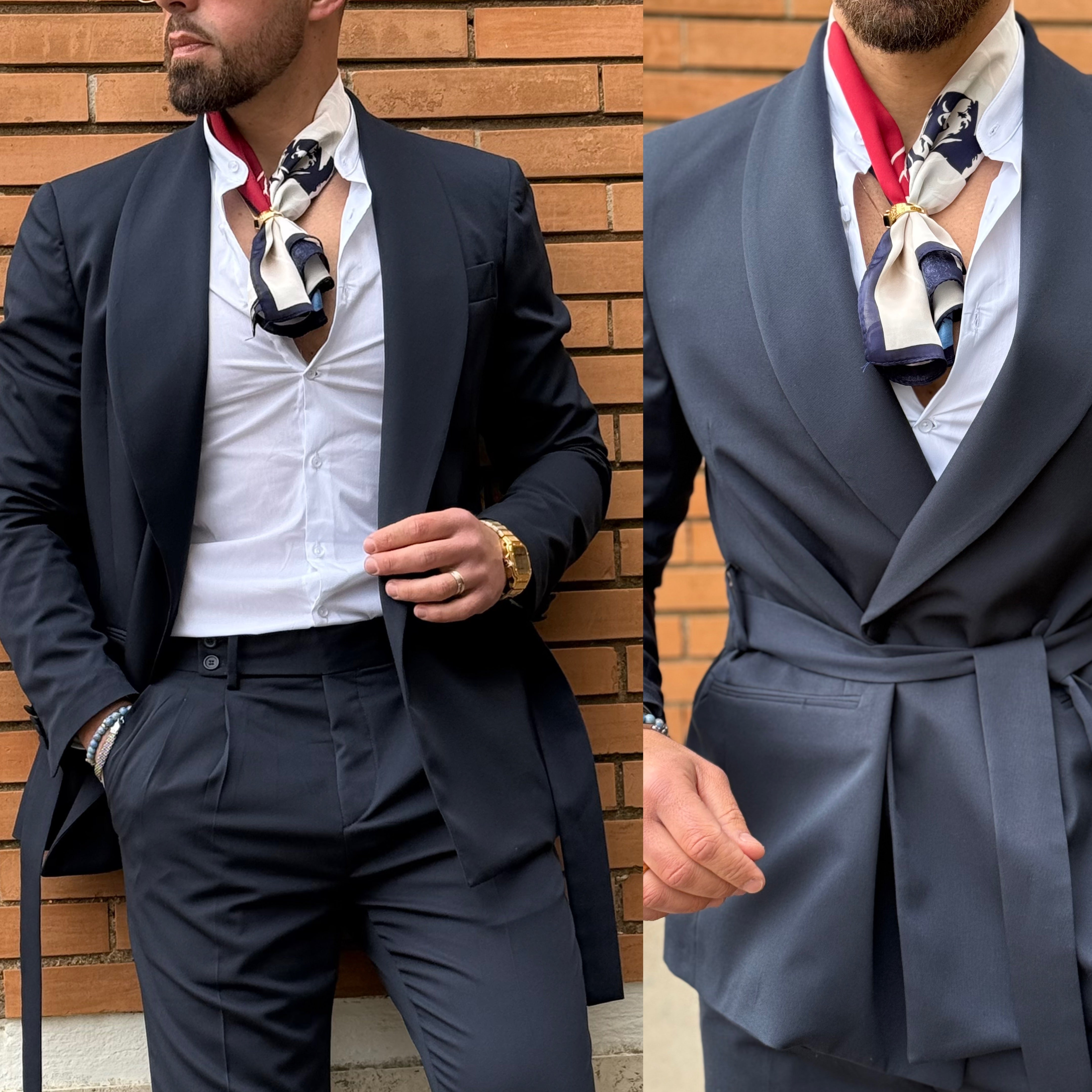 Abito sartoriale Limited con cintura BARCELLON