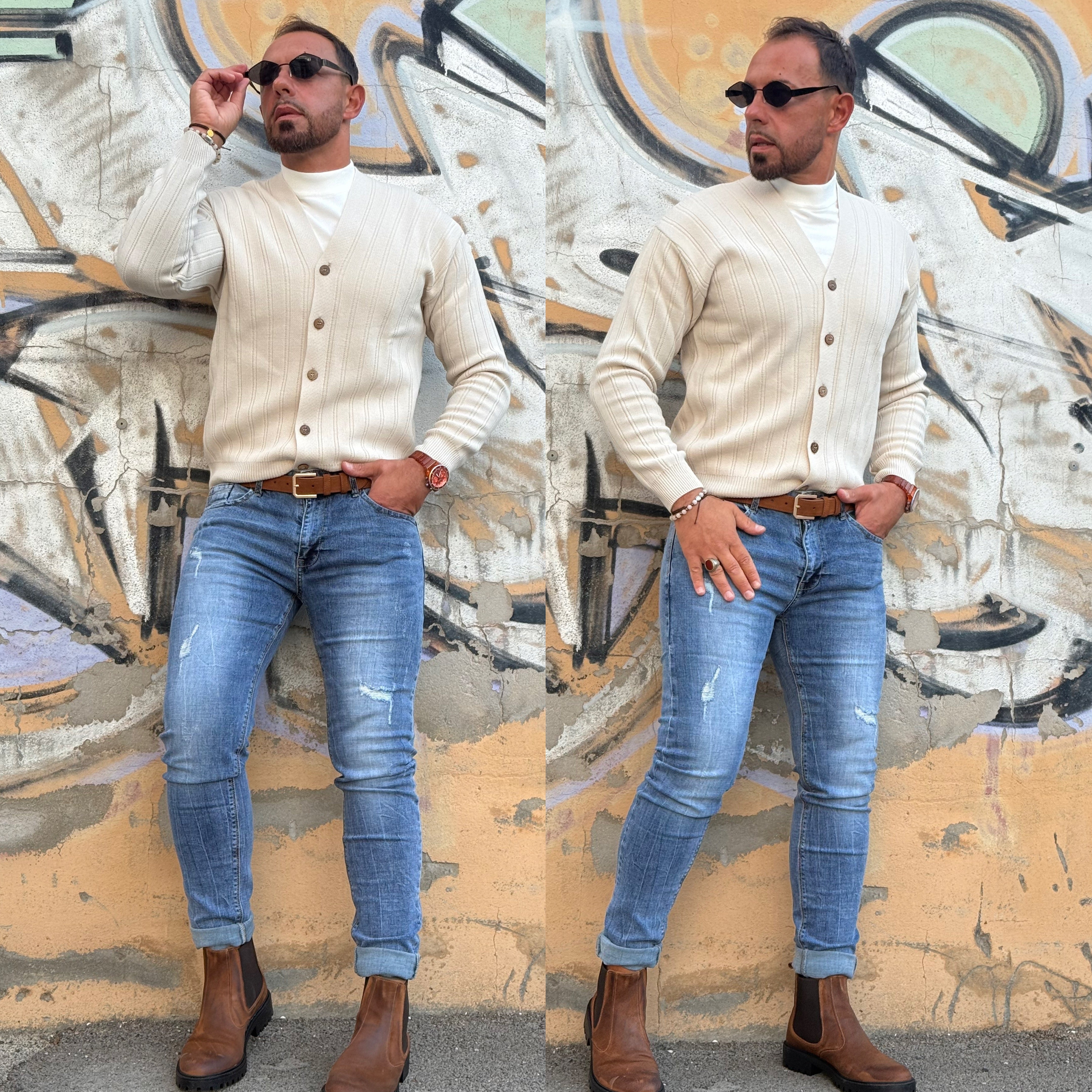 Cardigan a costine blacksunday
