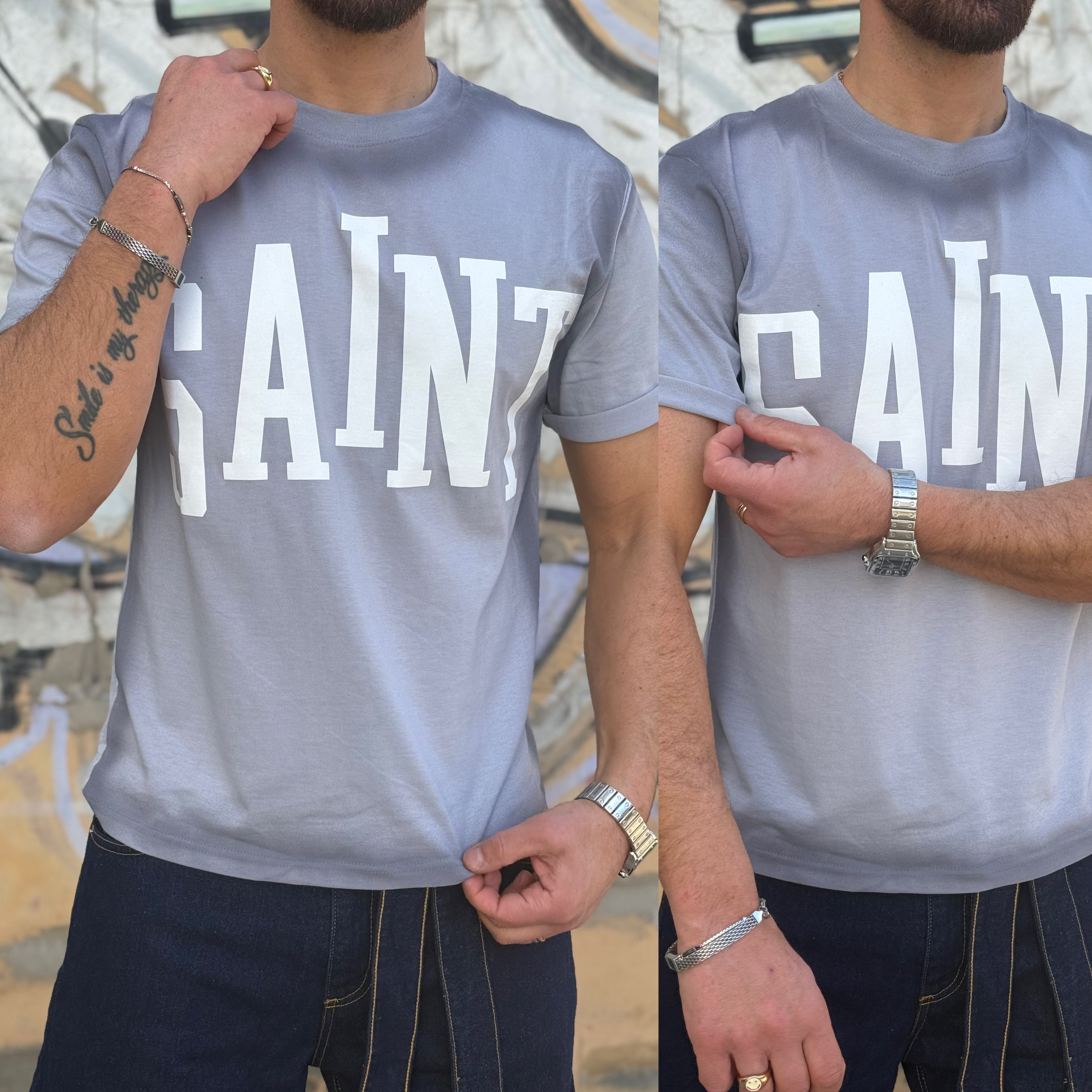 T-shirt in cotone Saint brand