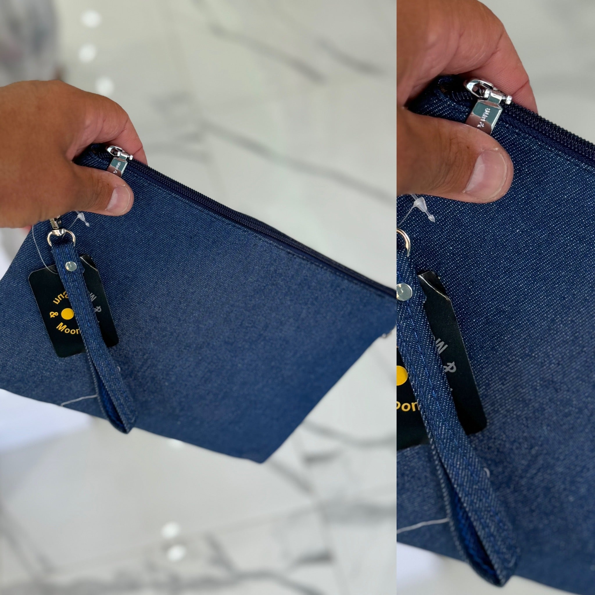 Pochette di jeans borsa a mano texas