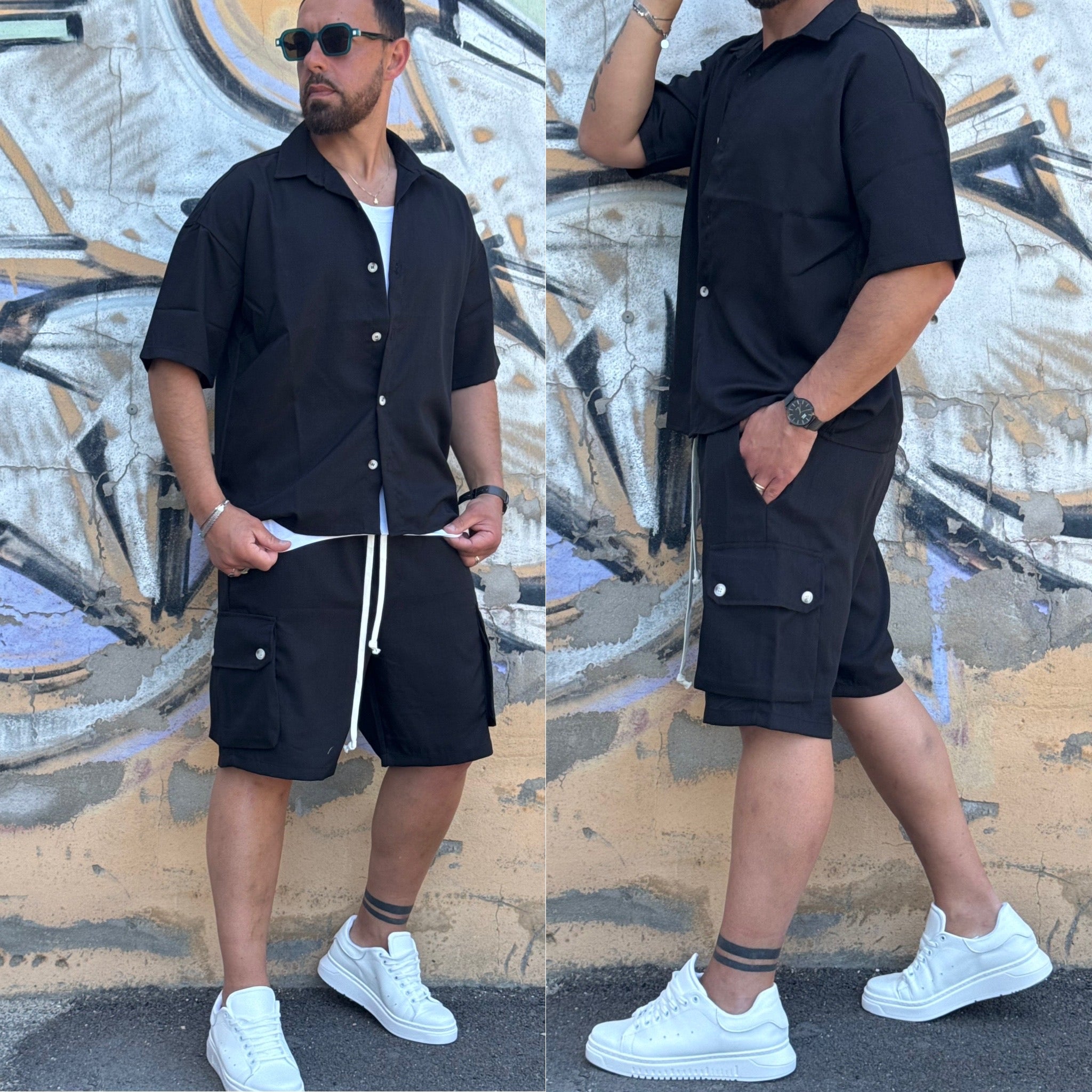 Coordinato bermuda e camicia Duca Homme