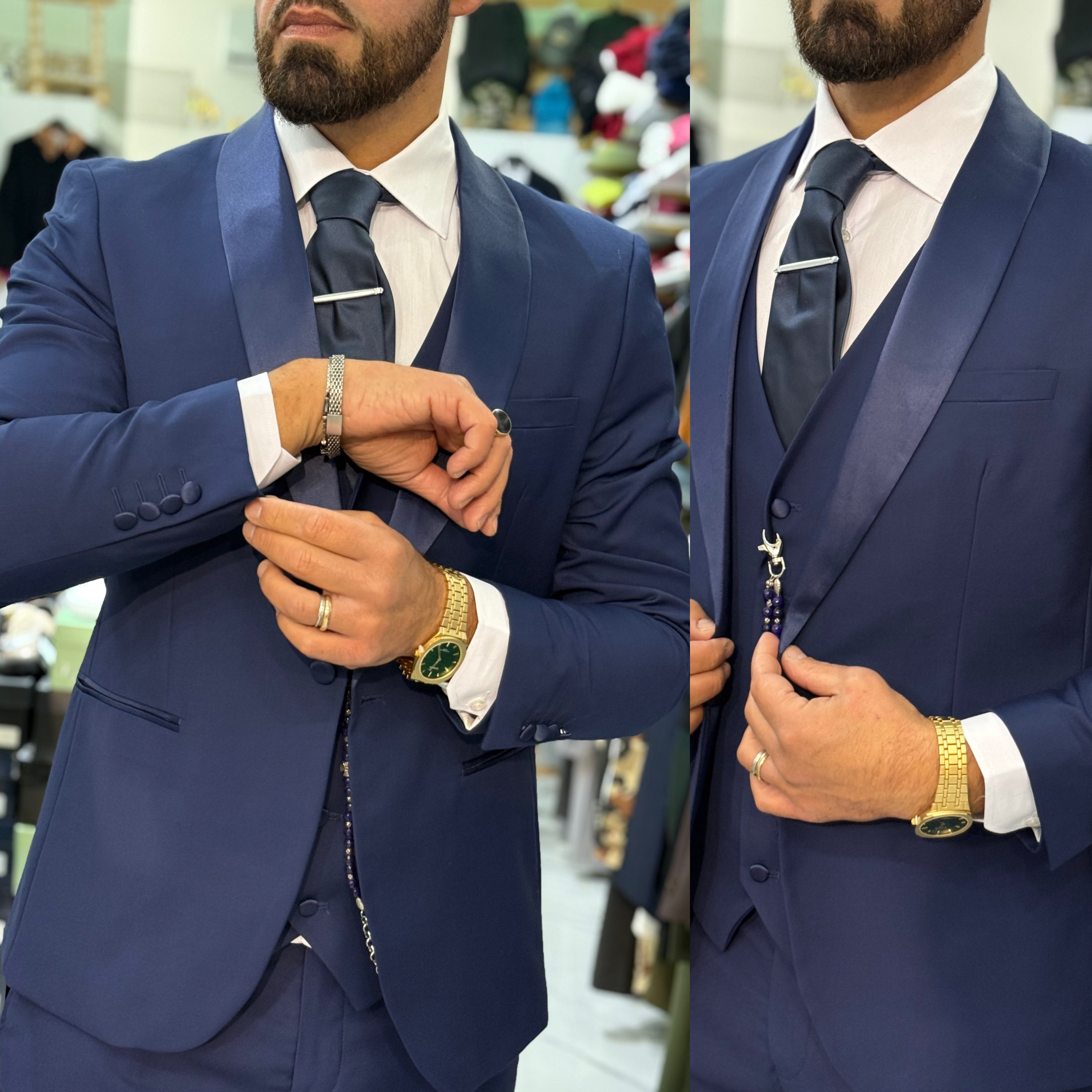 Abito smoking giacca gilet e pantalone Florence