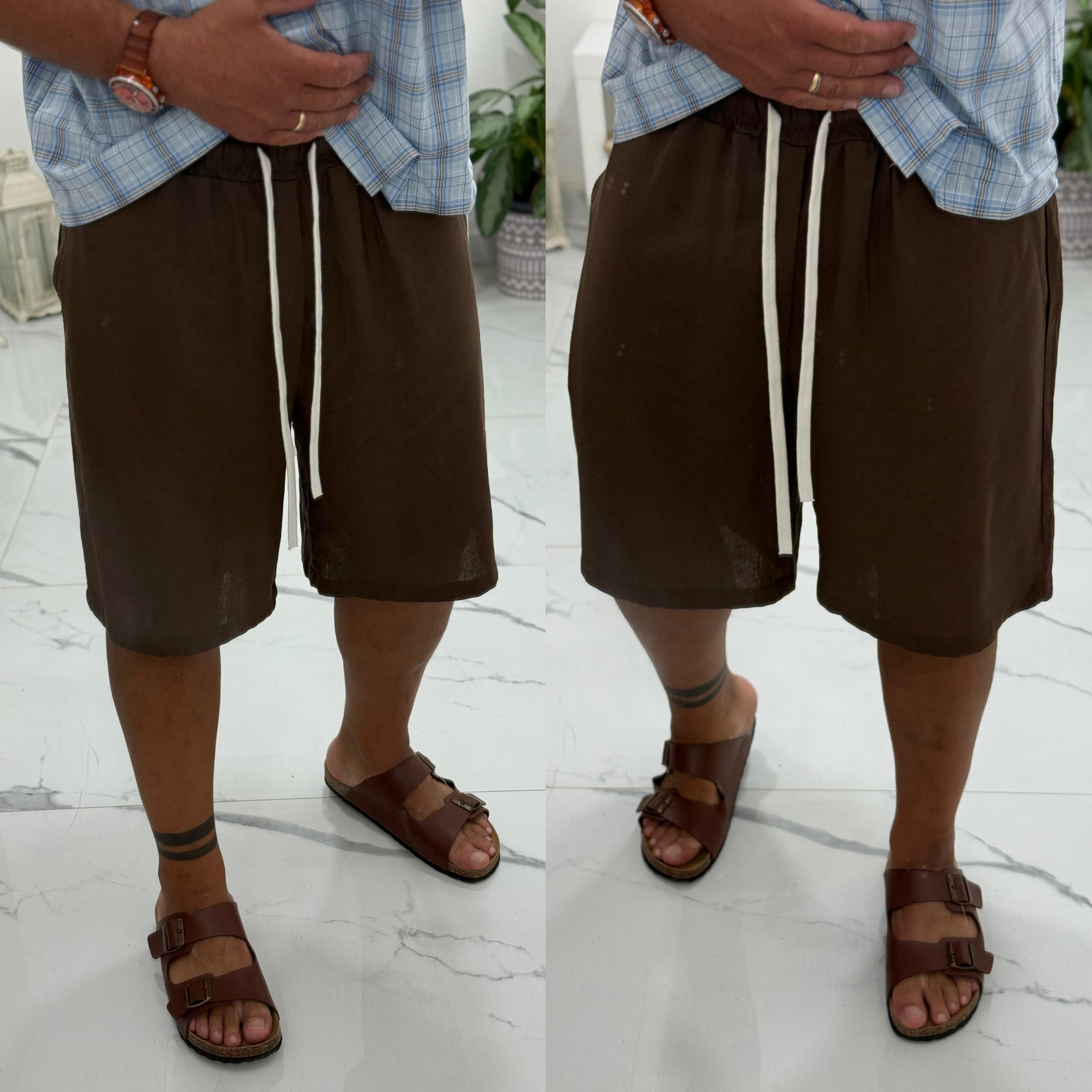 Combo bermuda e camicia smanicata TEXAS