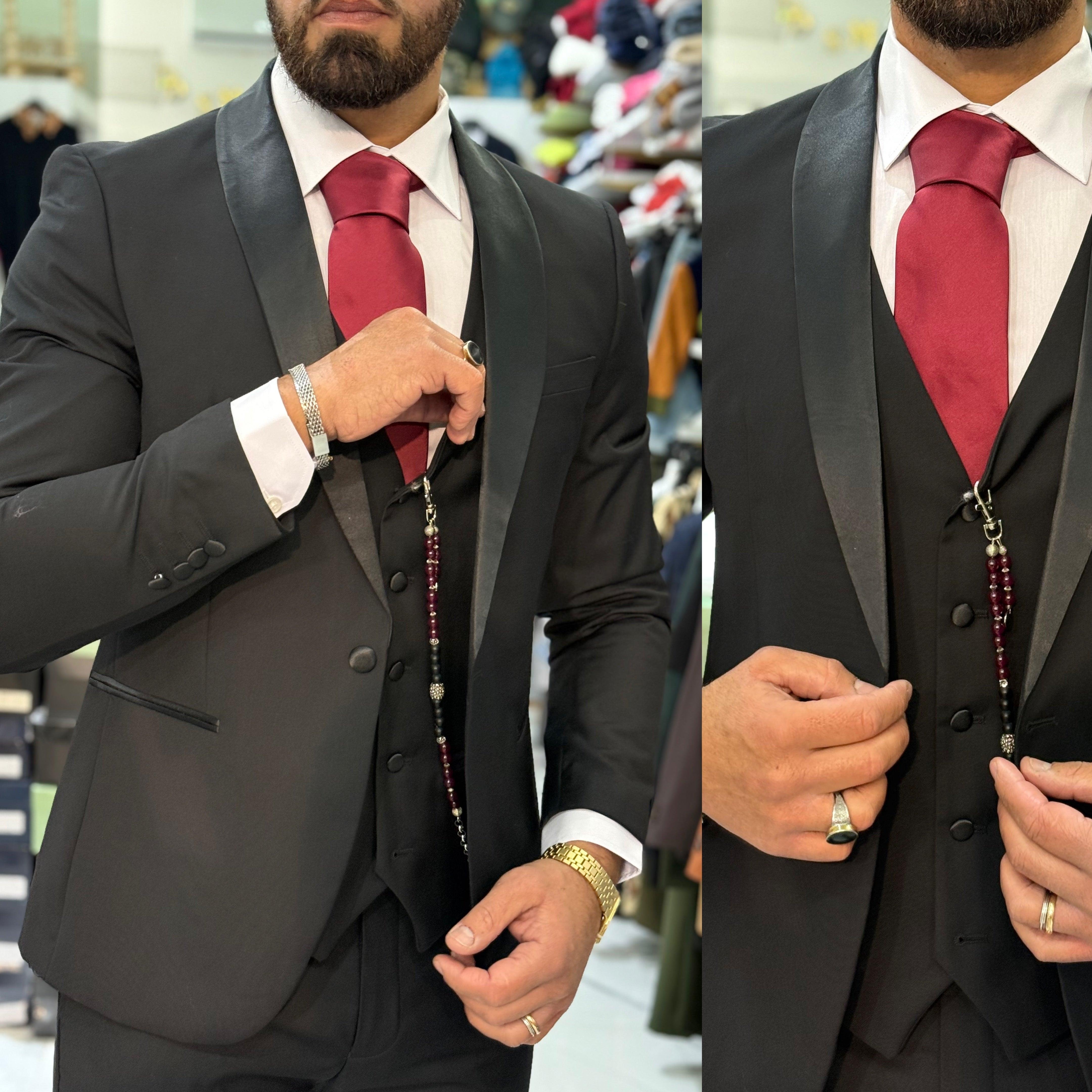 Abito smoking giacca gilet e pantalone Florence