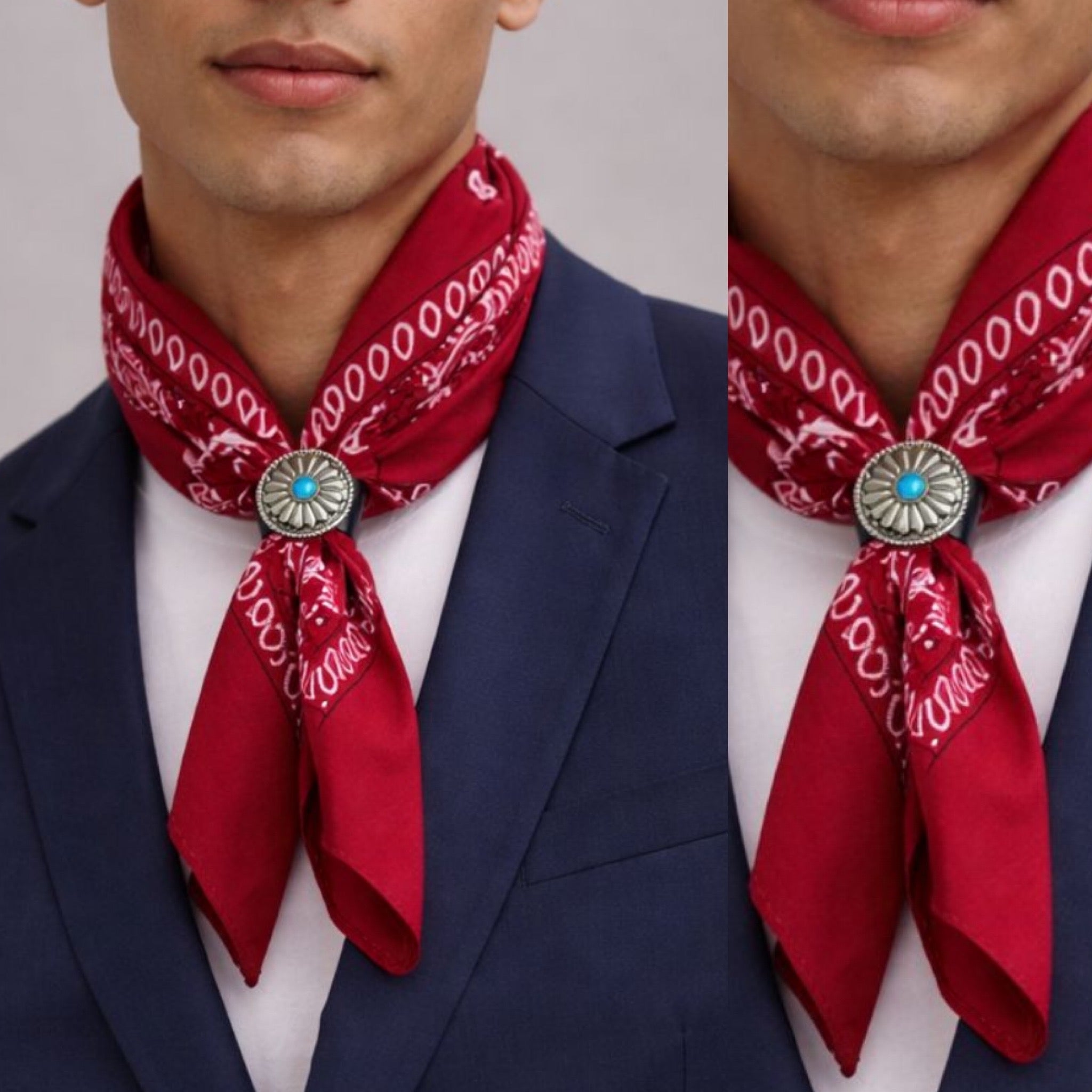 Foulard bandana con accessorio exclusive