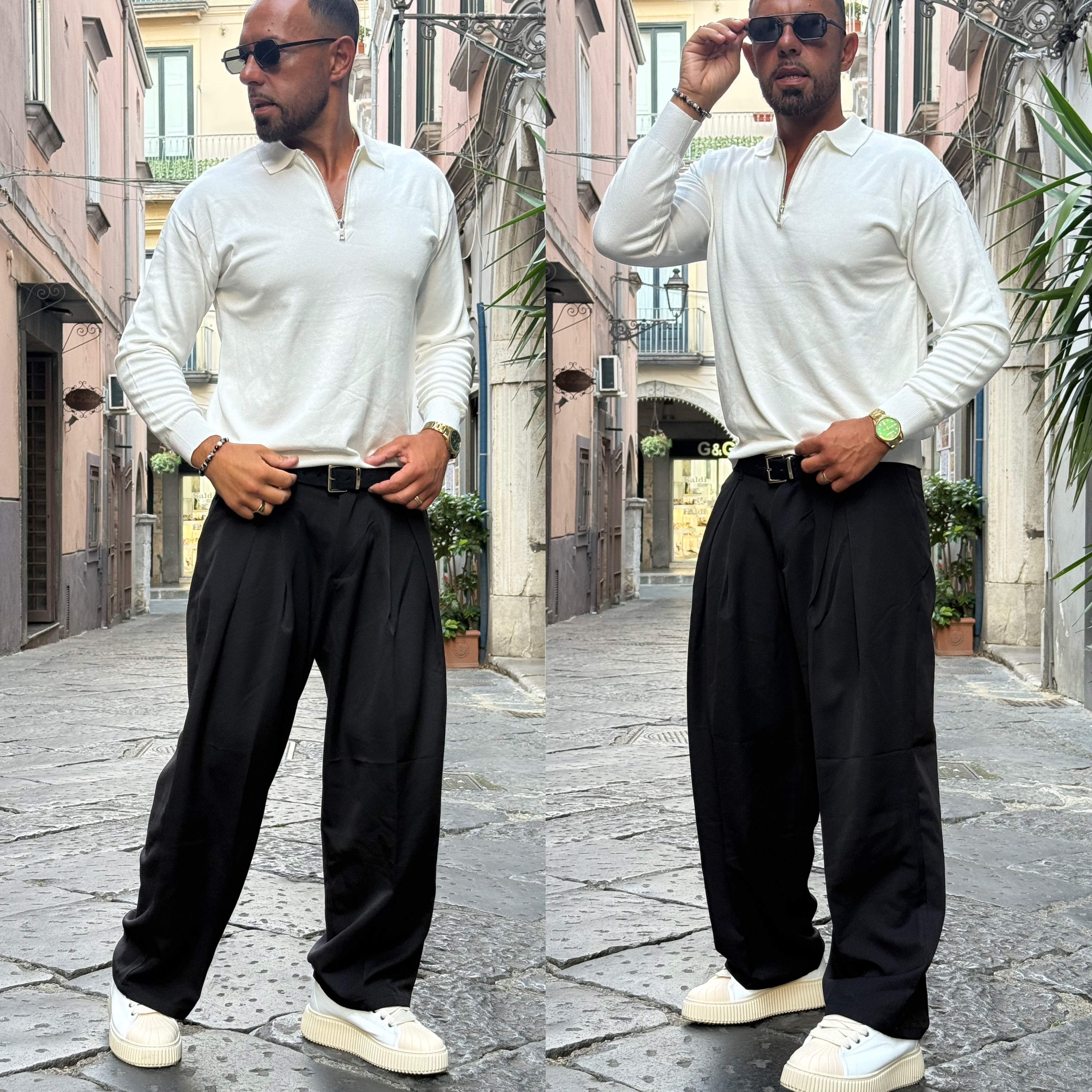 Pantalone baggie duca Homme