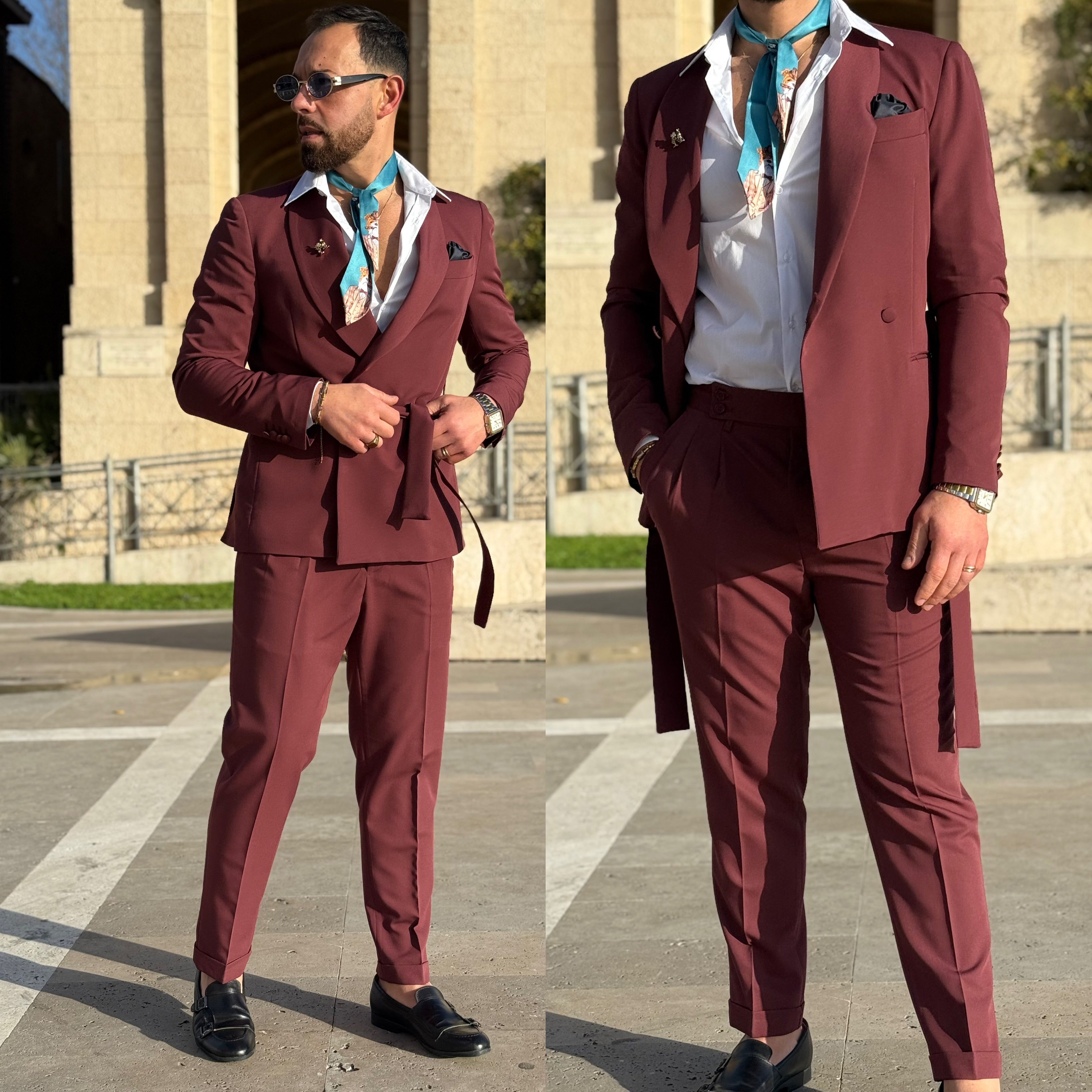 Abito sartoriale Limited con cintura BARCELLON