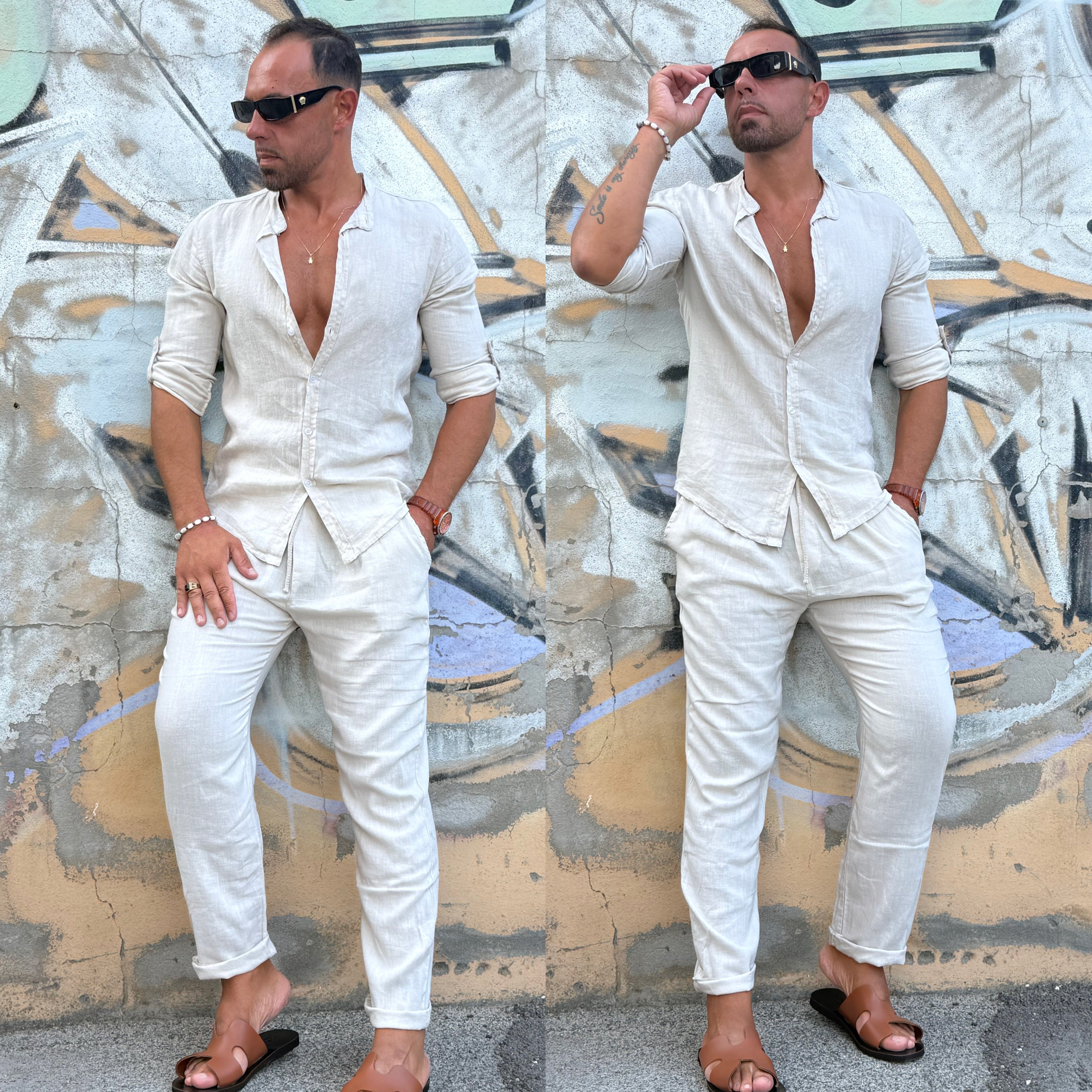 Coordinato in 100%lino Cuba