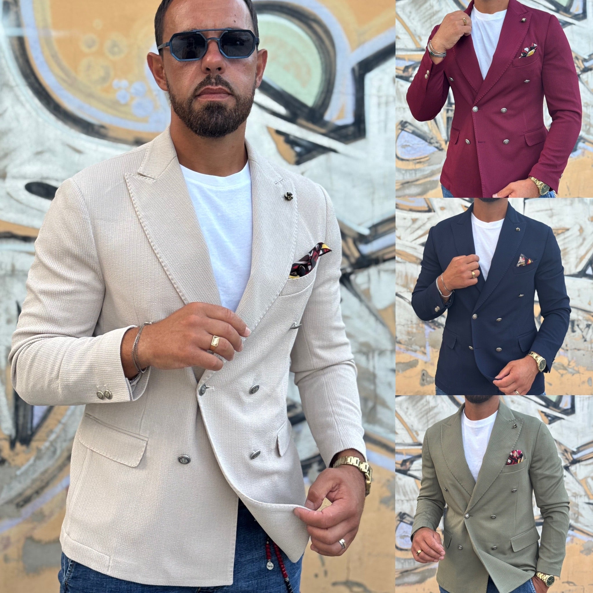 Giacca sartoriale doppiopetto Magic