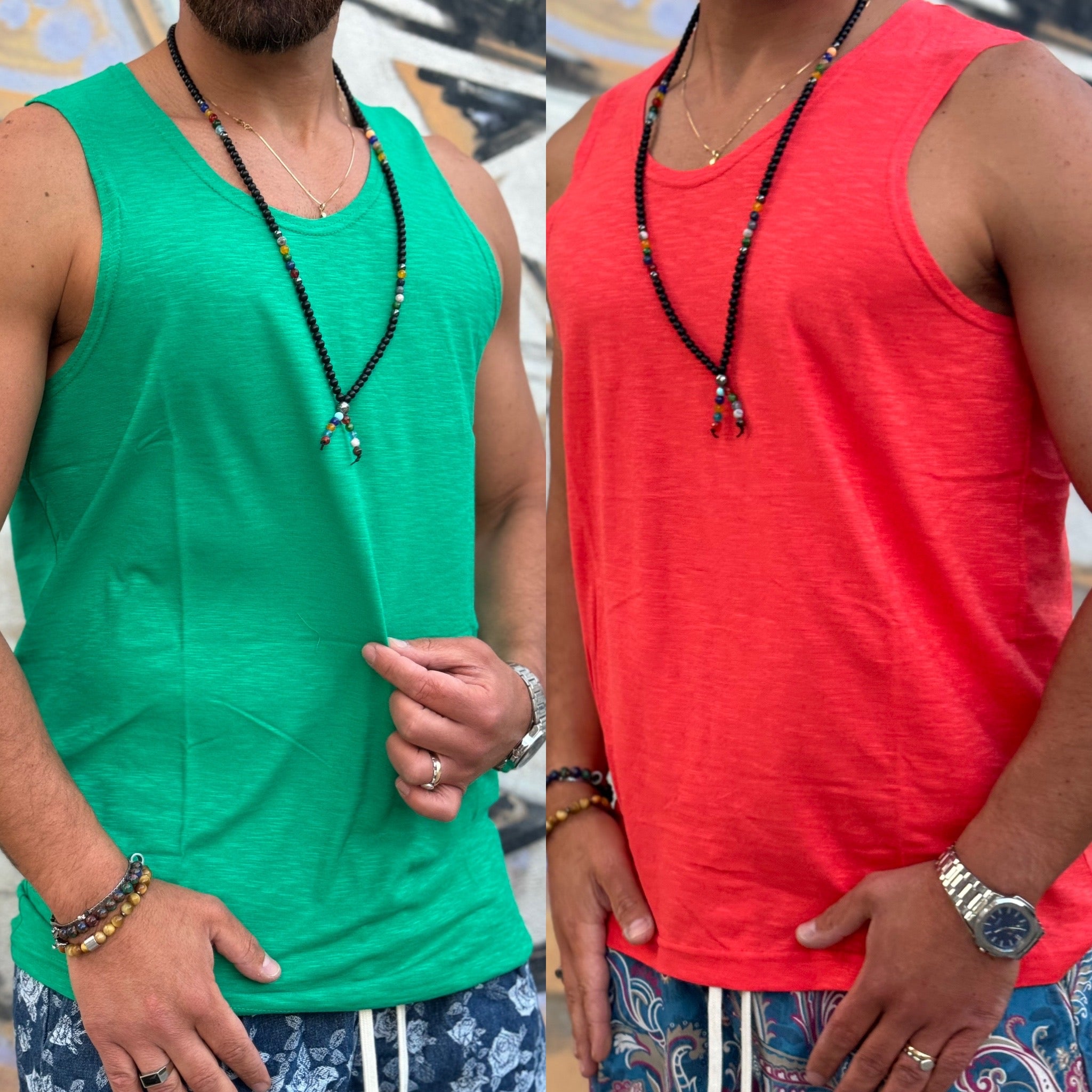 Canotta in cotone Slim luxury