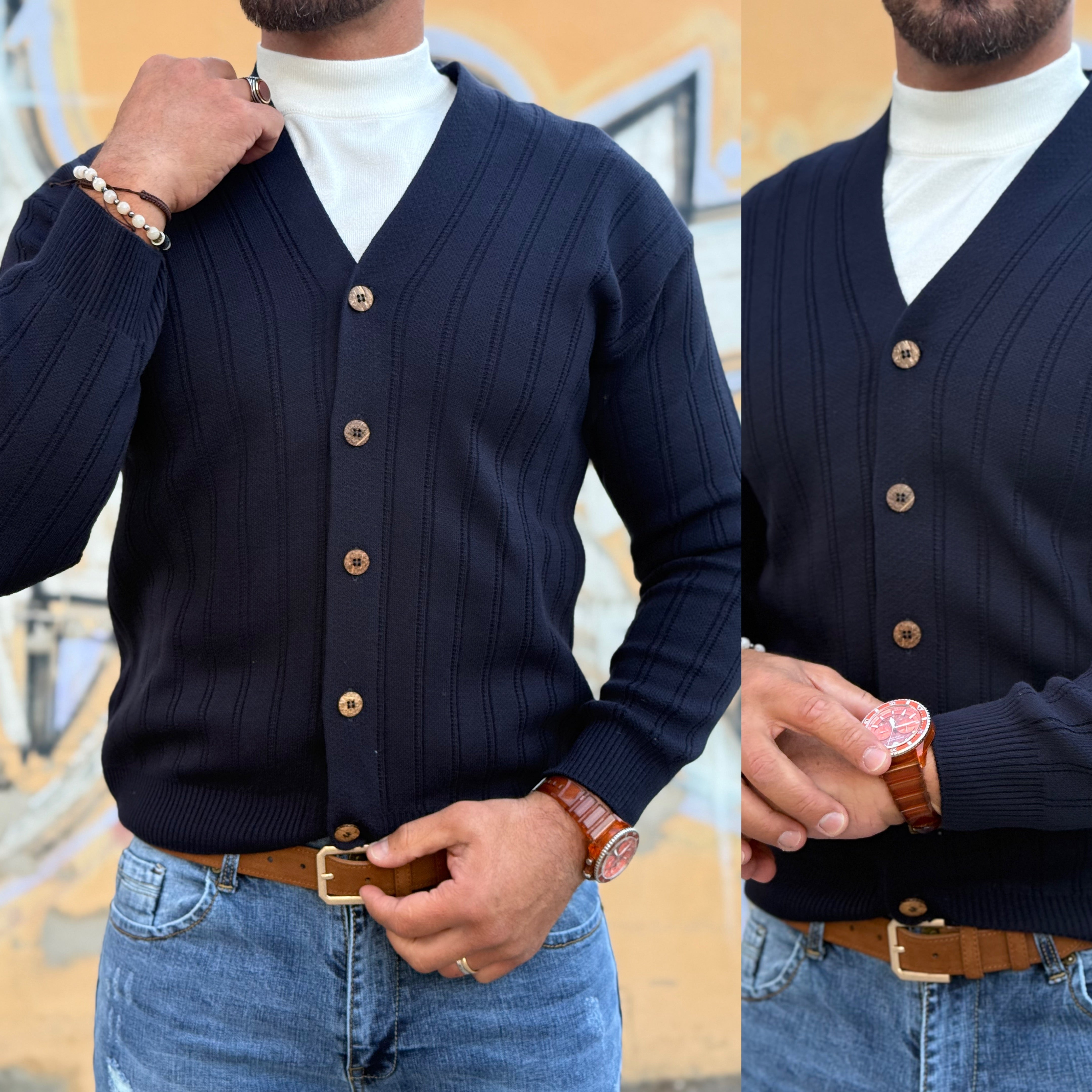 Cardigan a costine blacksunday
