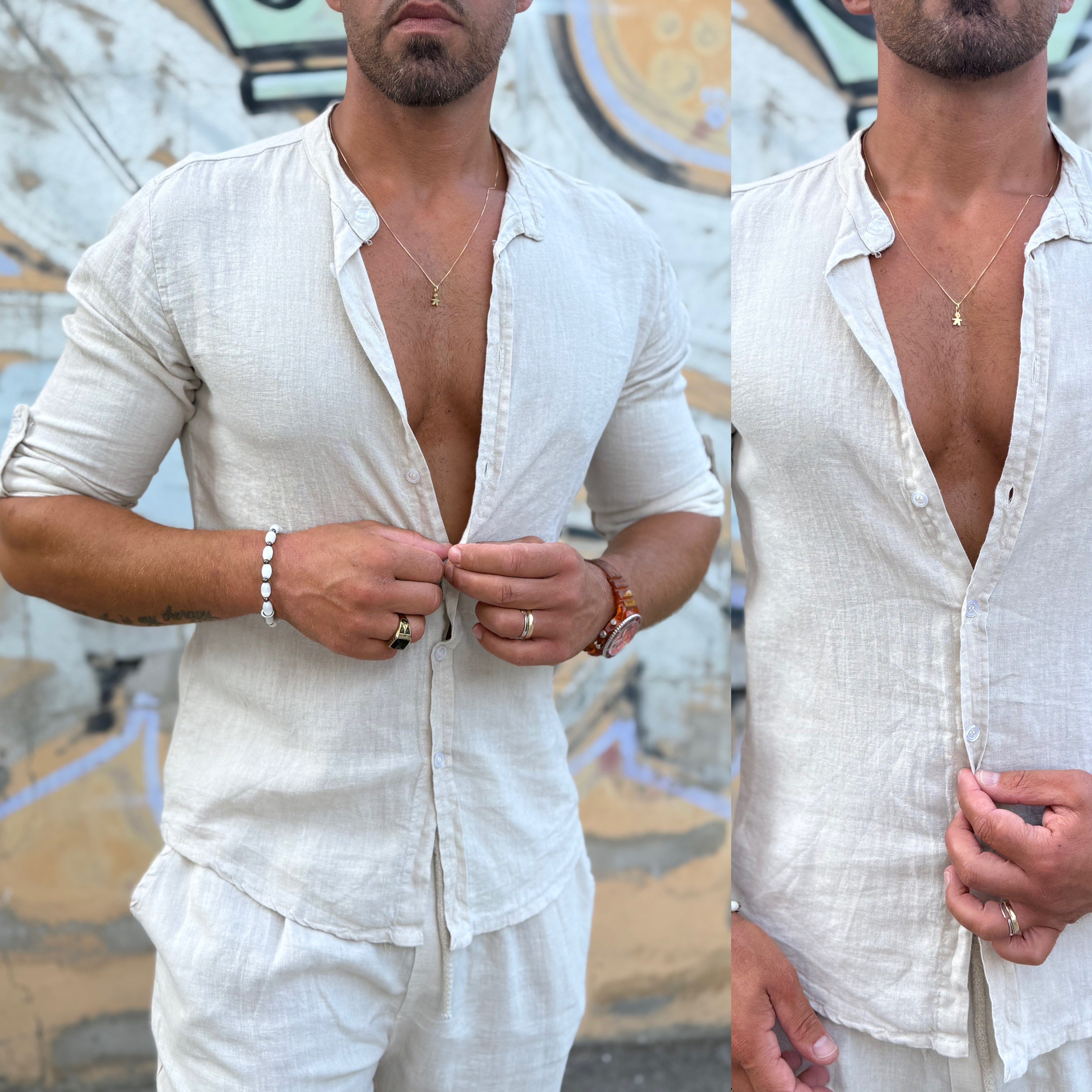 Coordinato in 100%lino Cuba