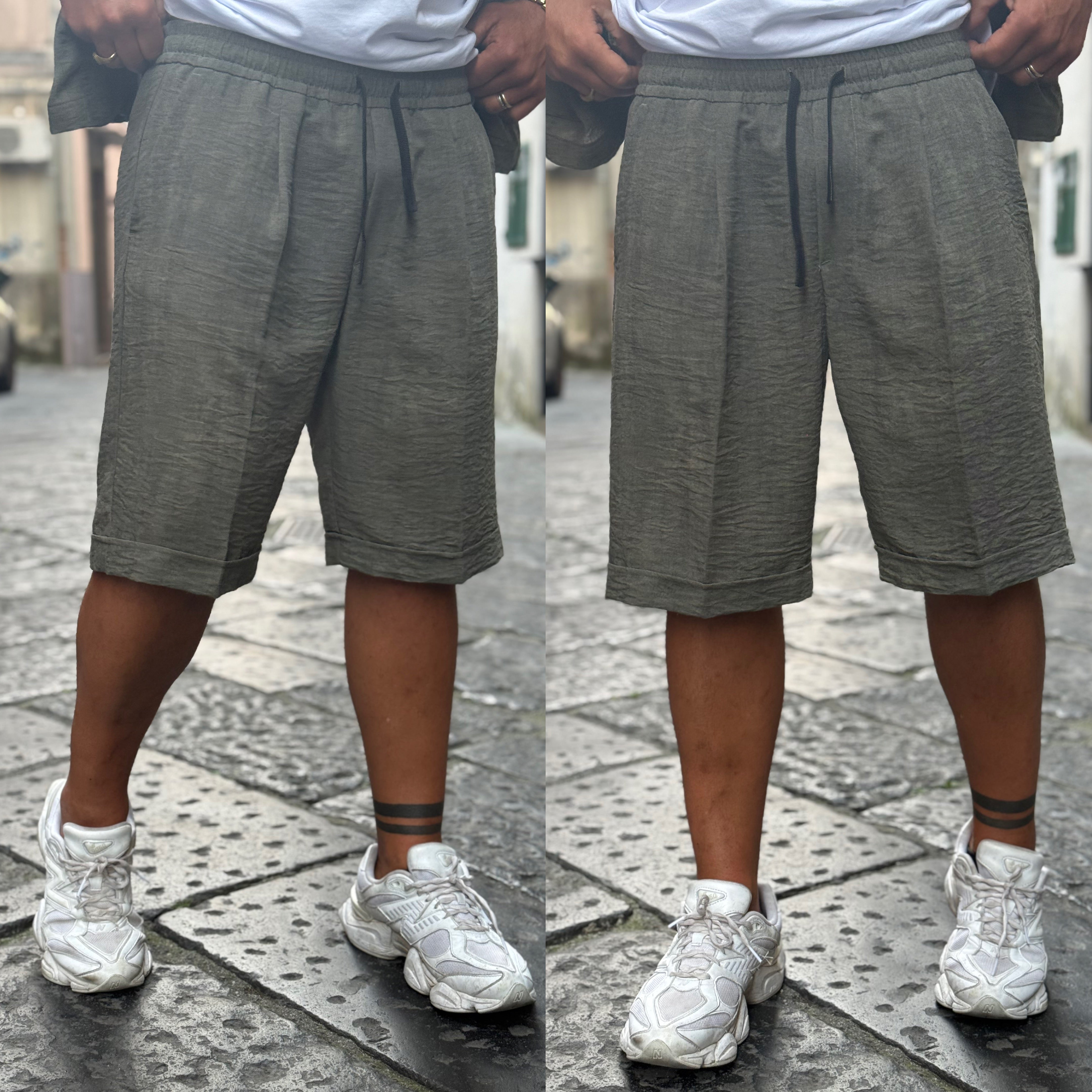 Coordinato giacca e bermuda abito Overd