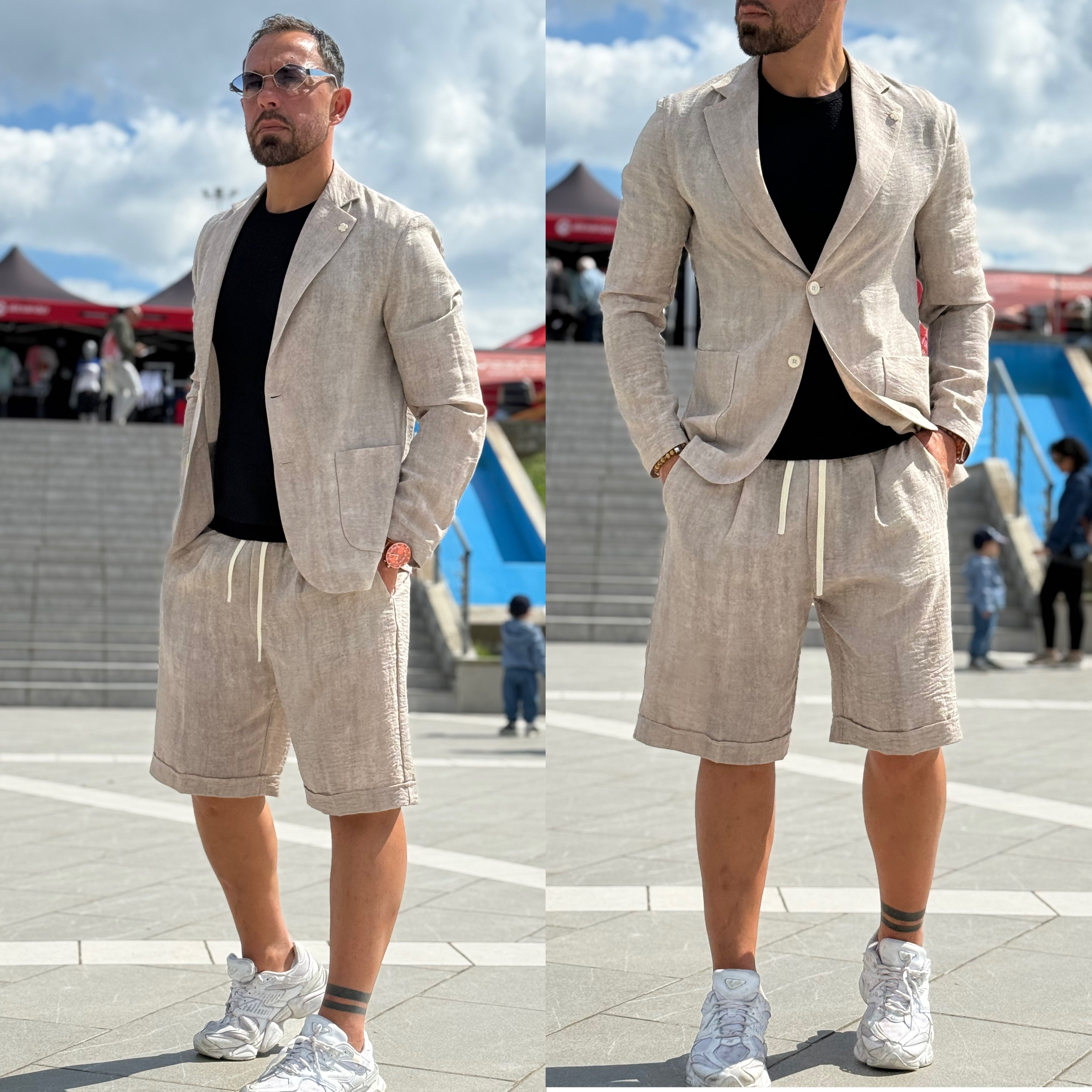 Coordinato giacca e bermuda abito Overd