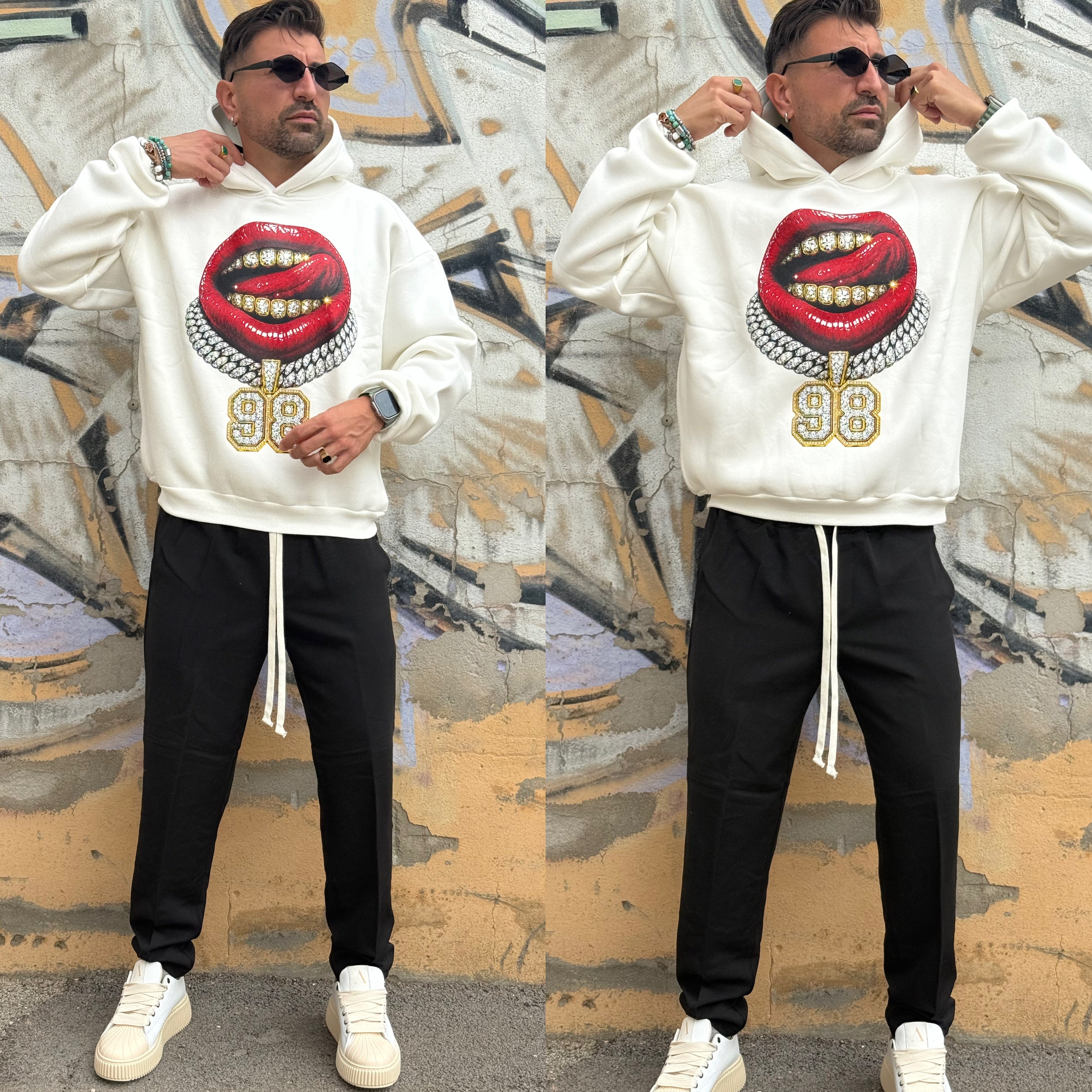 Felpa GEOLIER con cappuccio uomo e bambino
