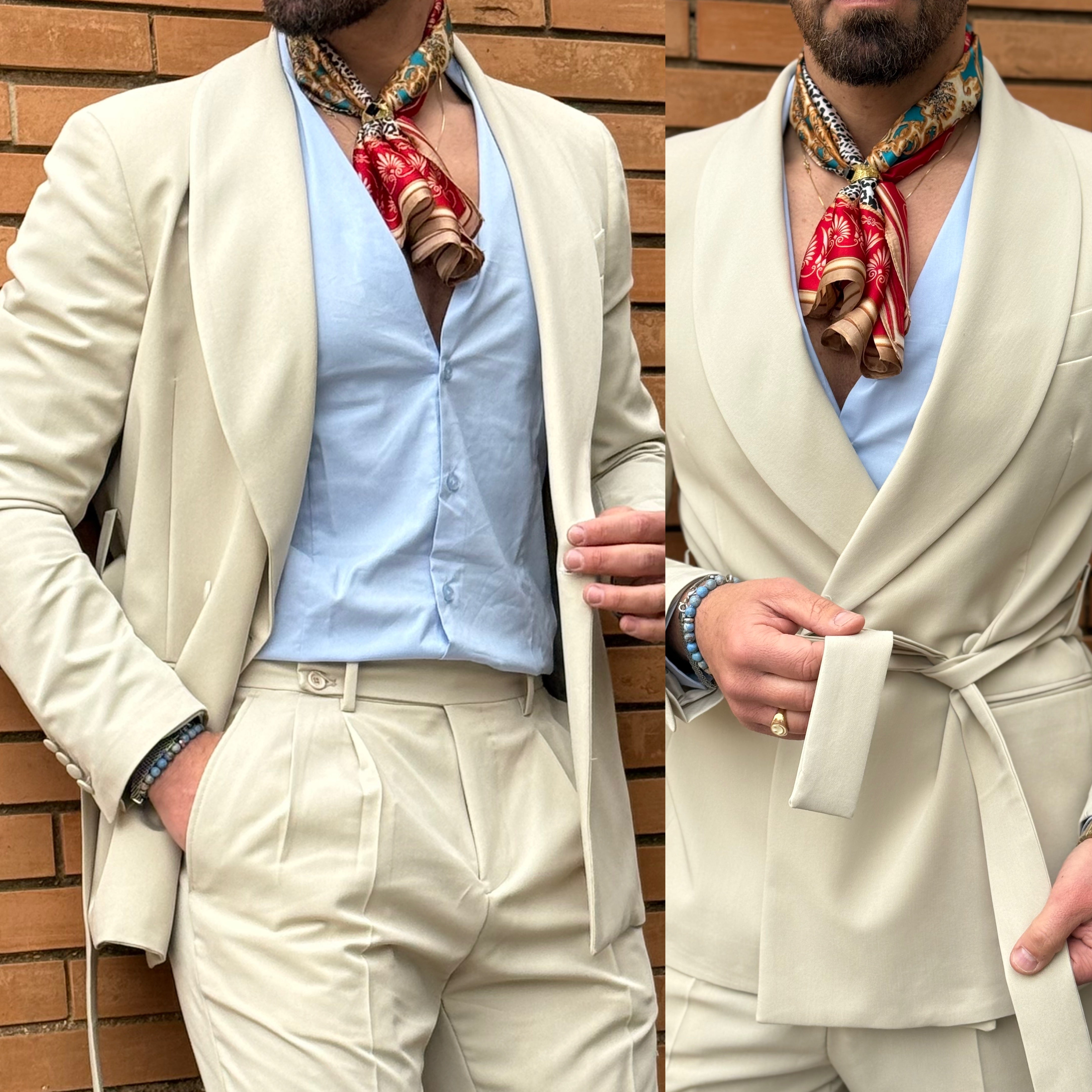 Abito sartoriale Limited con cintura BARCELLON