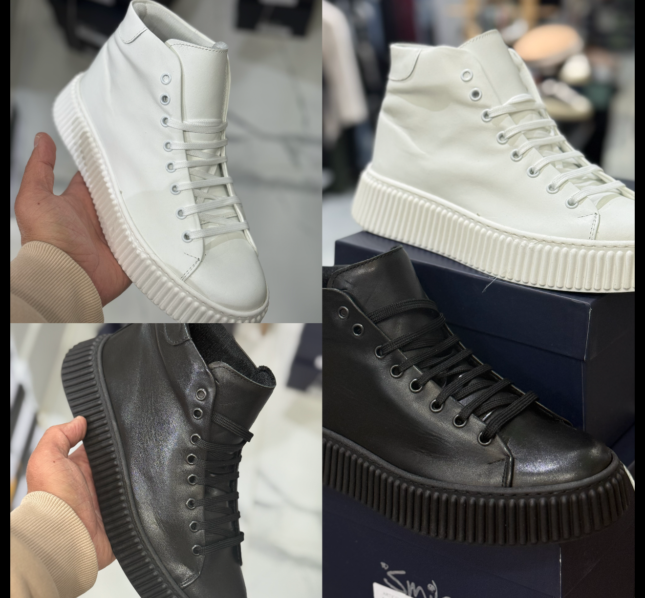 Scarpe stivaletto limited sneakers in pelle Ddsmile