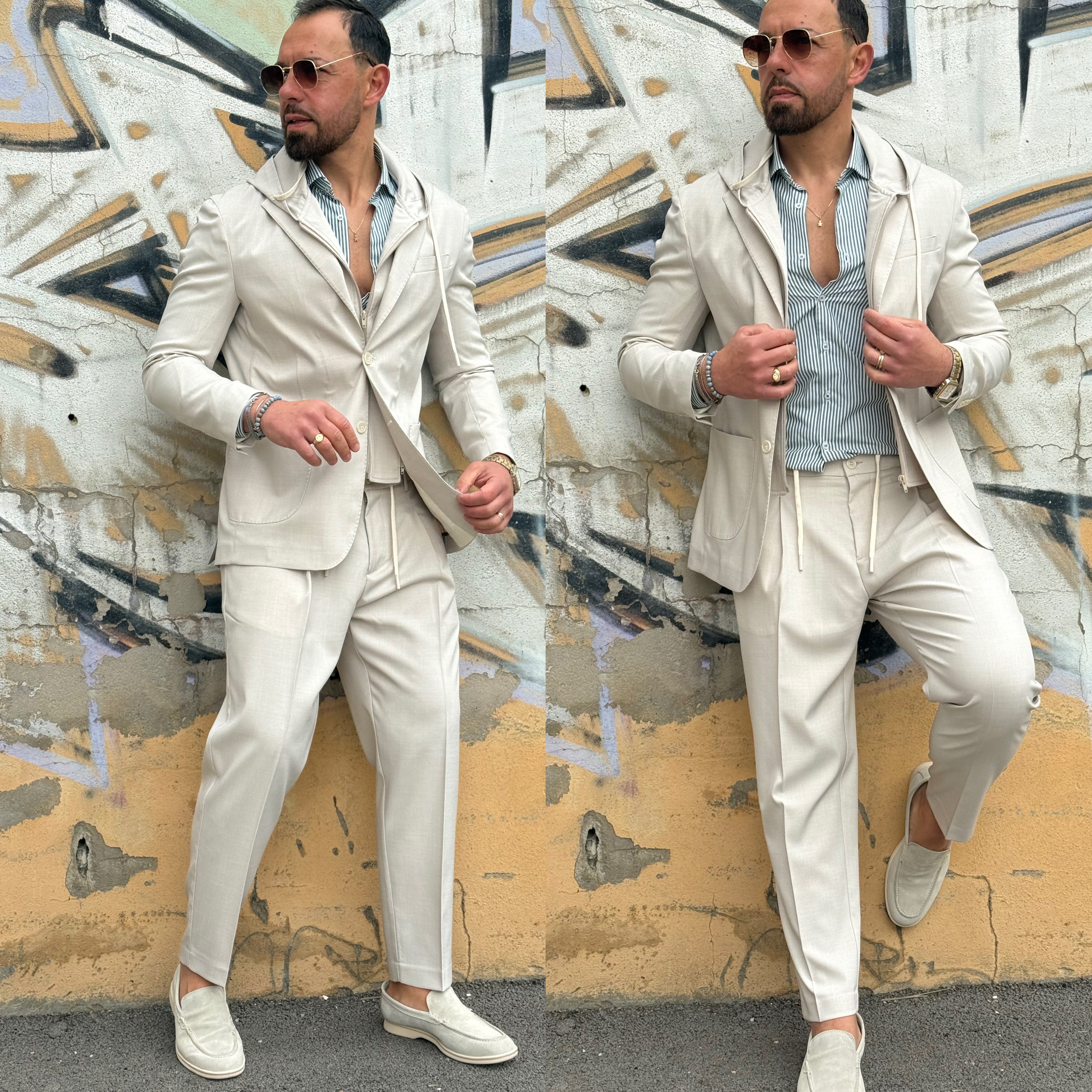 Abito giacca monopetto e pantalone Florence