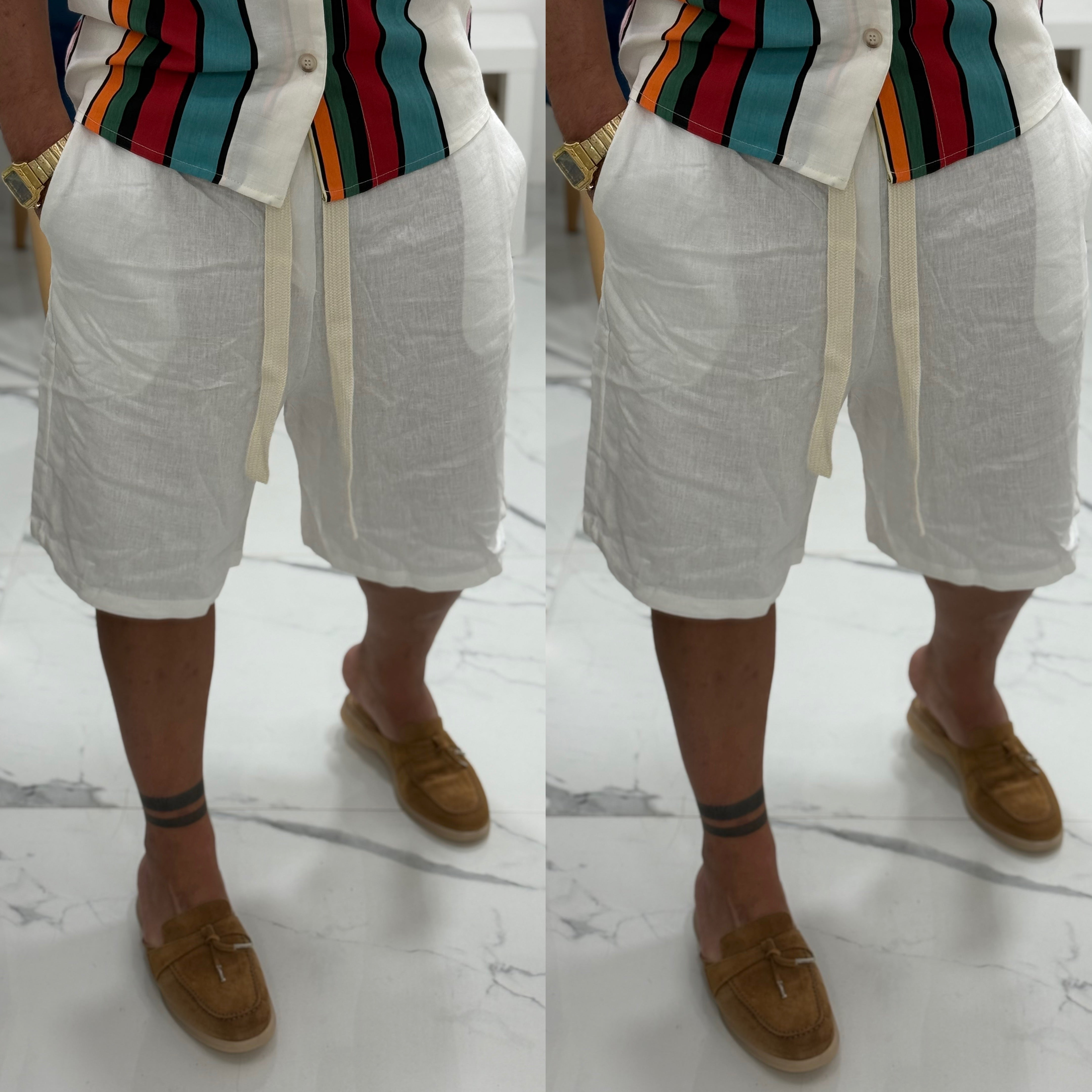 Combo Bermuda in Lino e camicia Ibiza