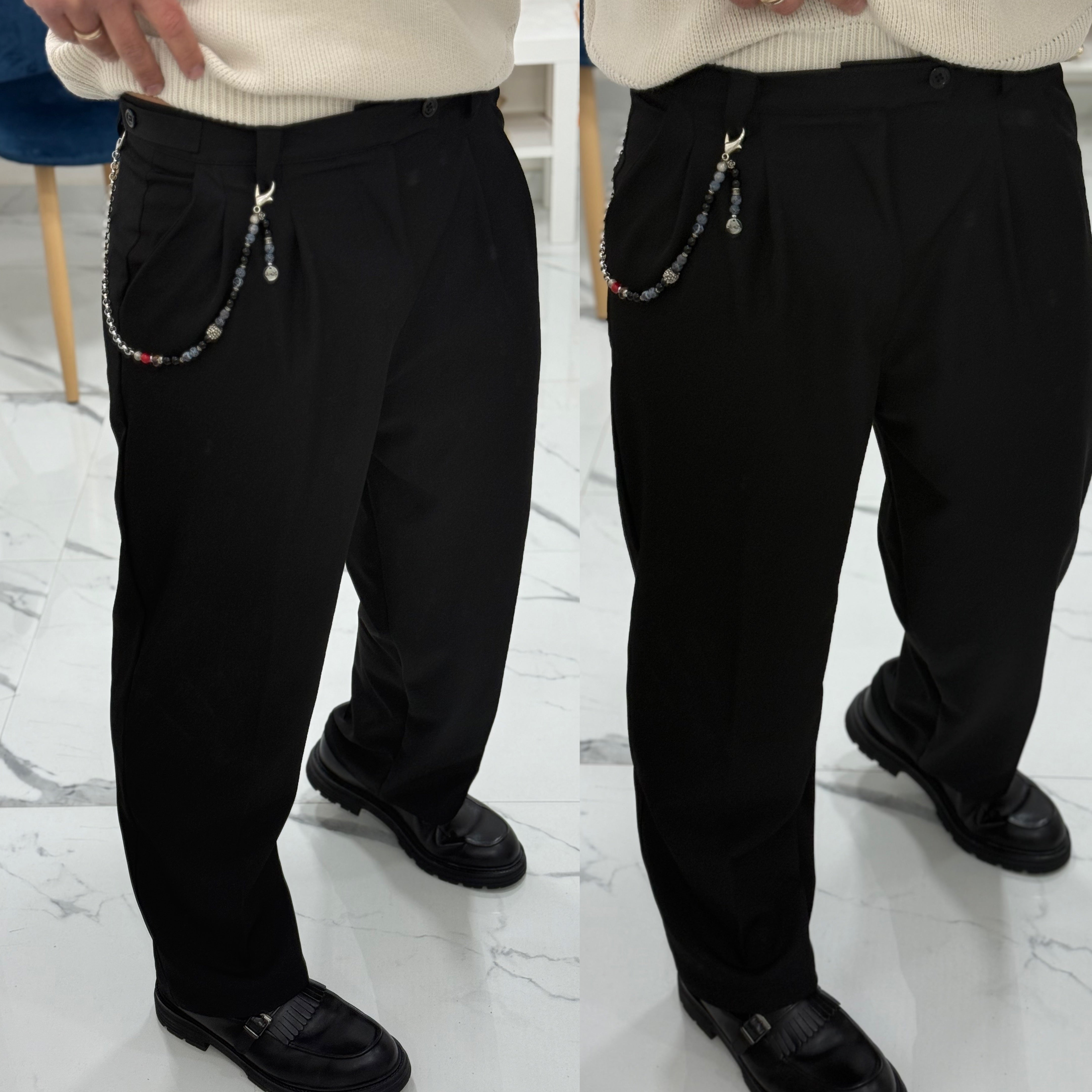 Pantalone fondo largo Style