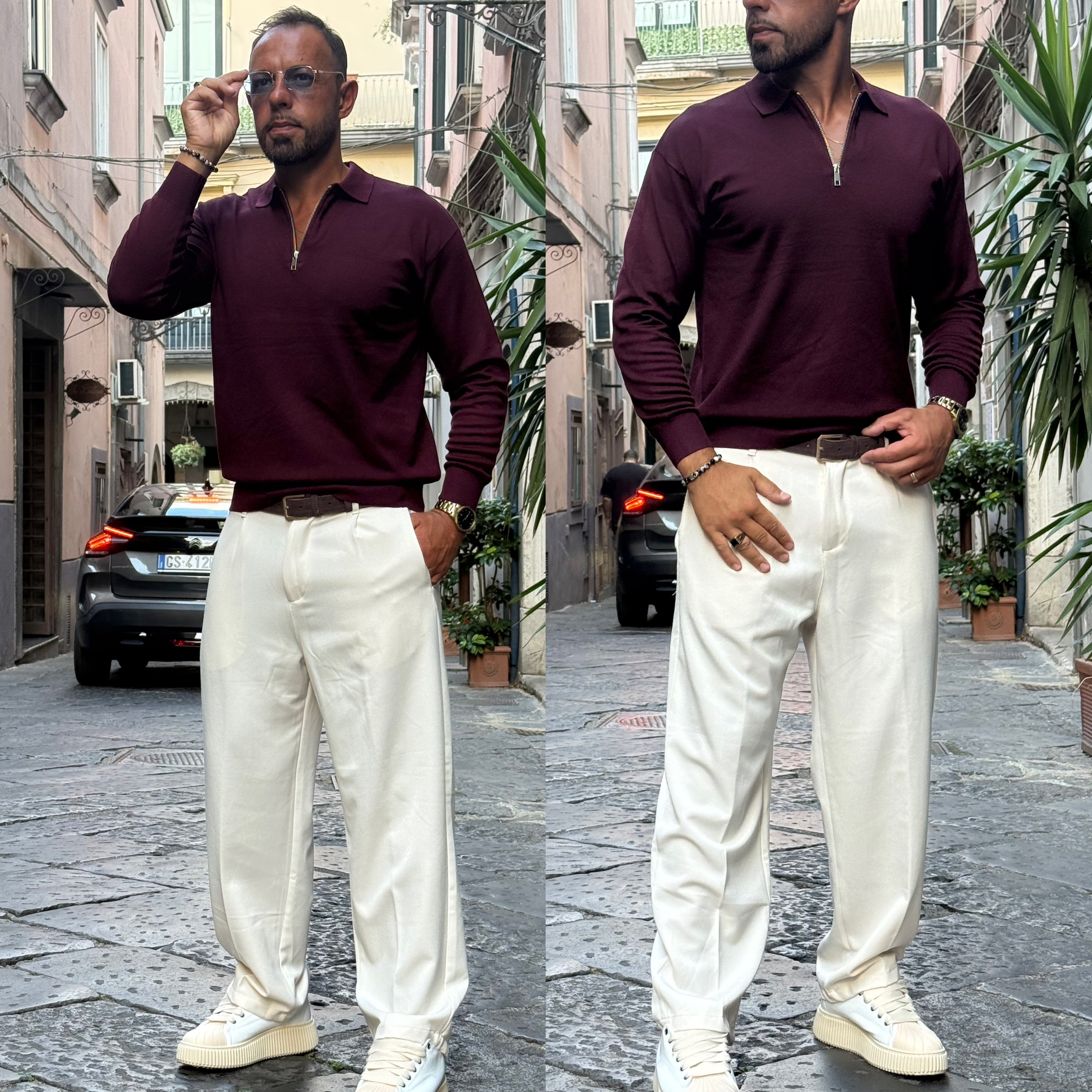 Pantalone baggie duca Homme
