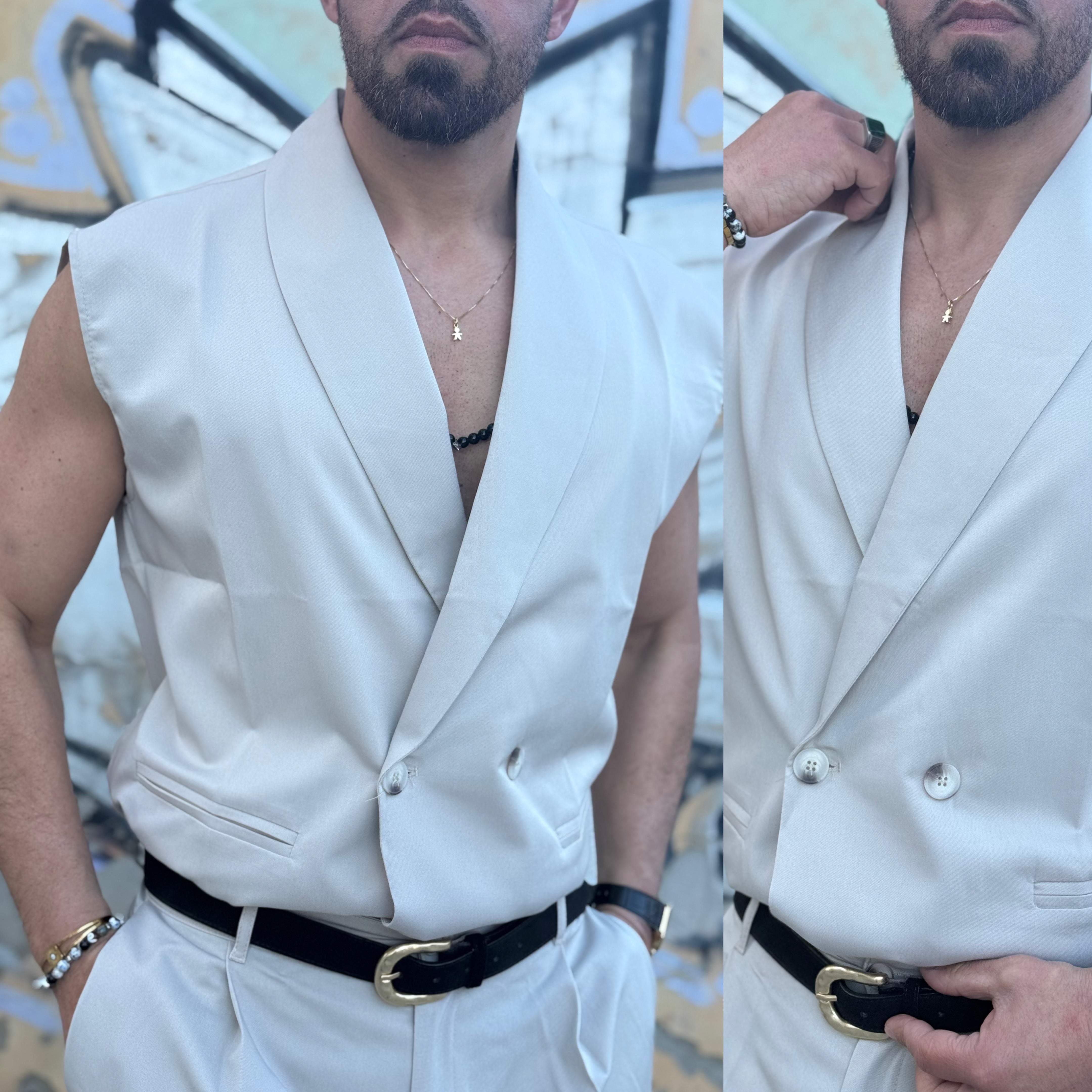 Coordinato giacca smanicata e japan ballon Florida