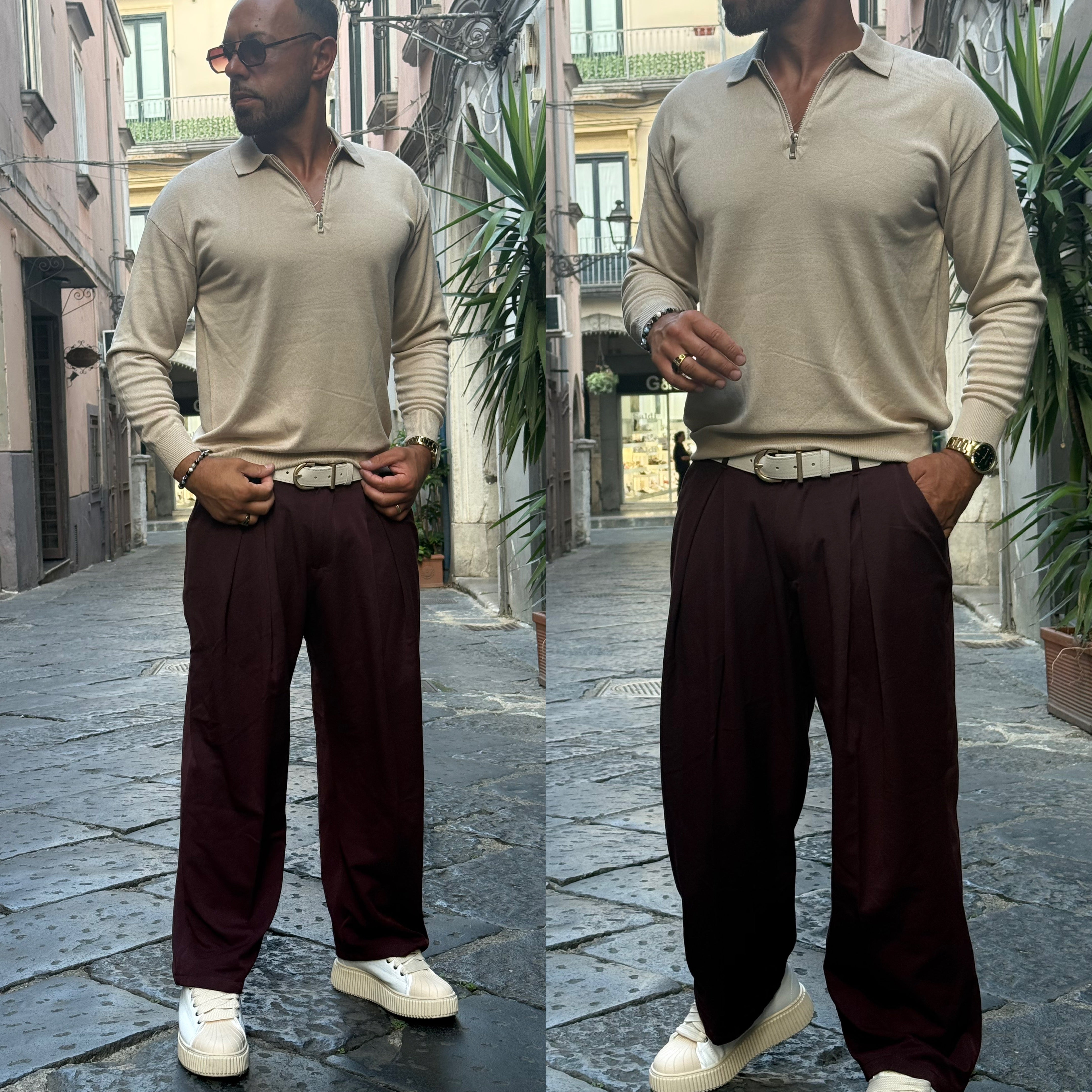 Pantalone baggie duca Homme