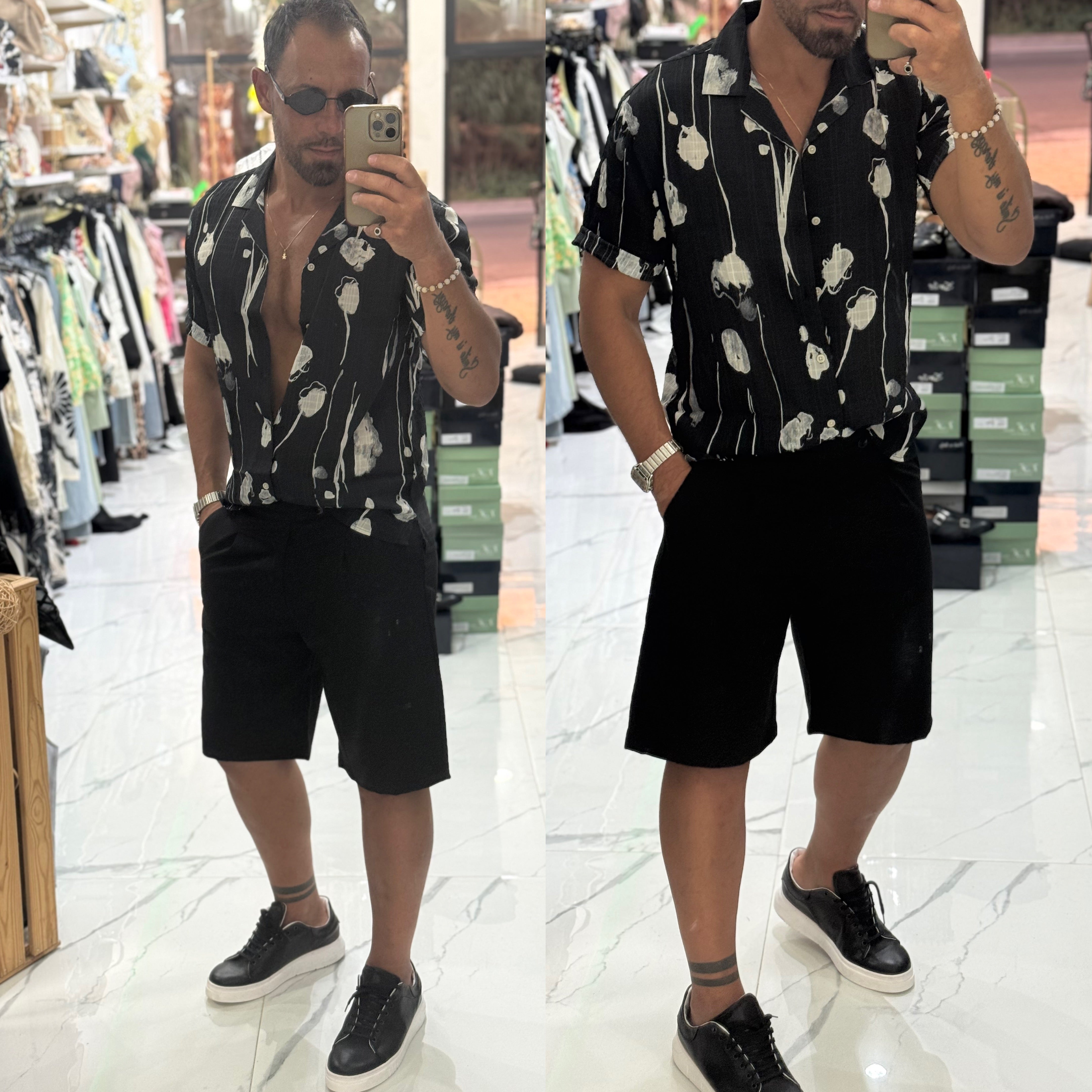 Coordinato Bermuda e Camicia MIAMI