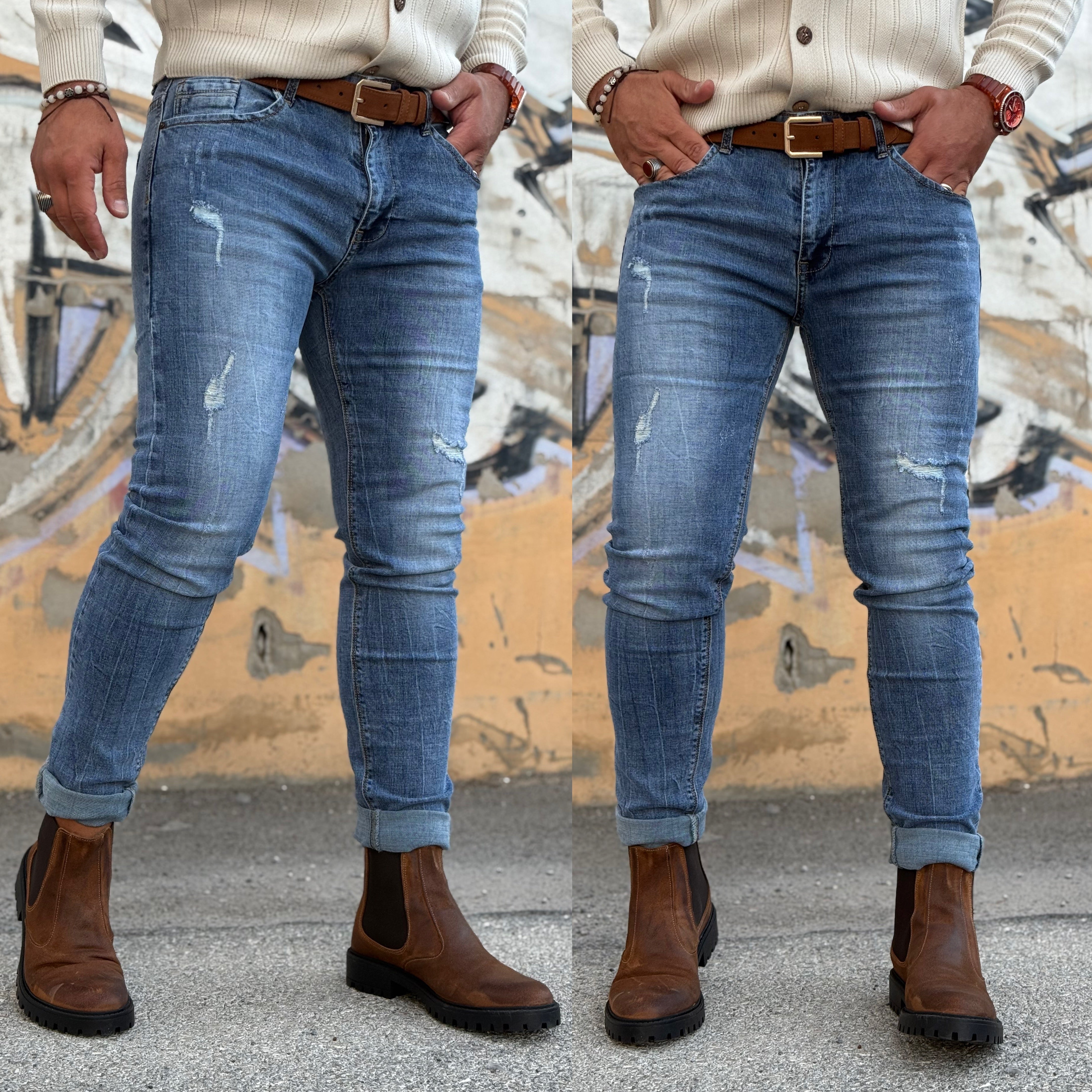 Jeans Slim Capri Italian