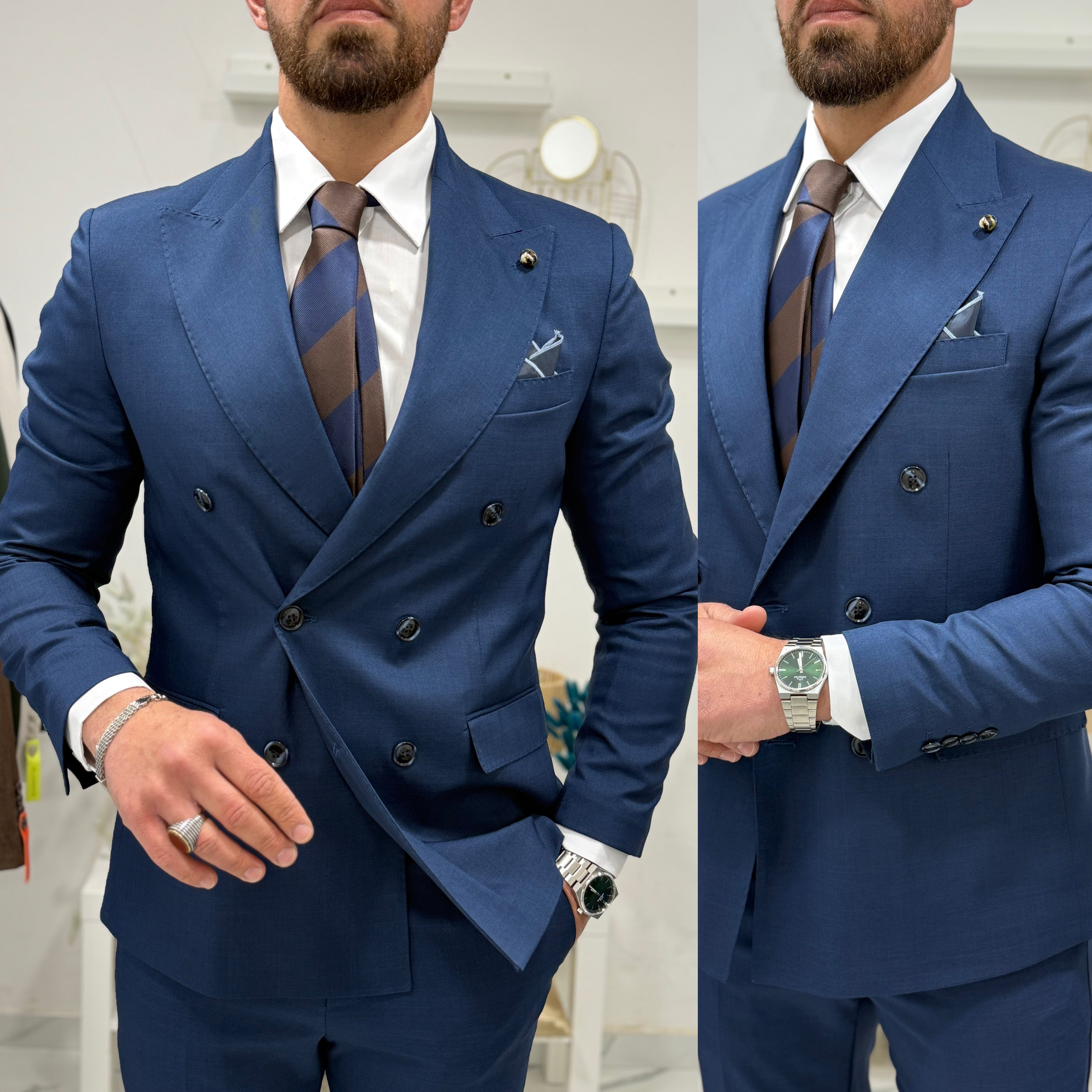 Abito sartoriale doppiopetto madrid