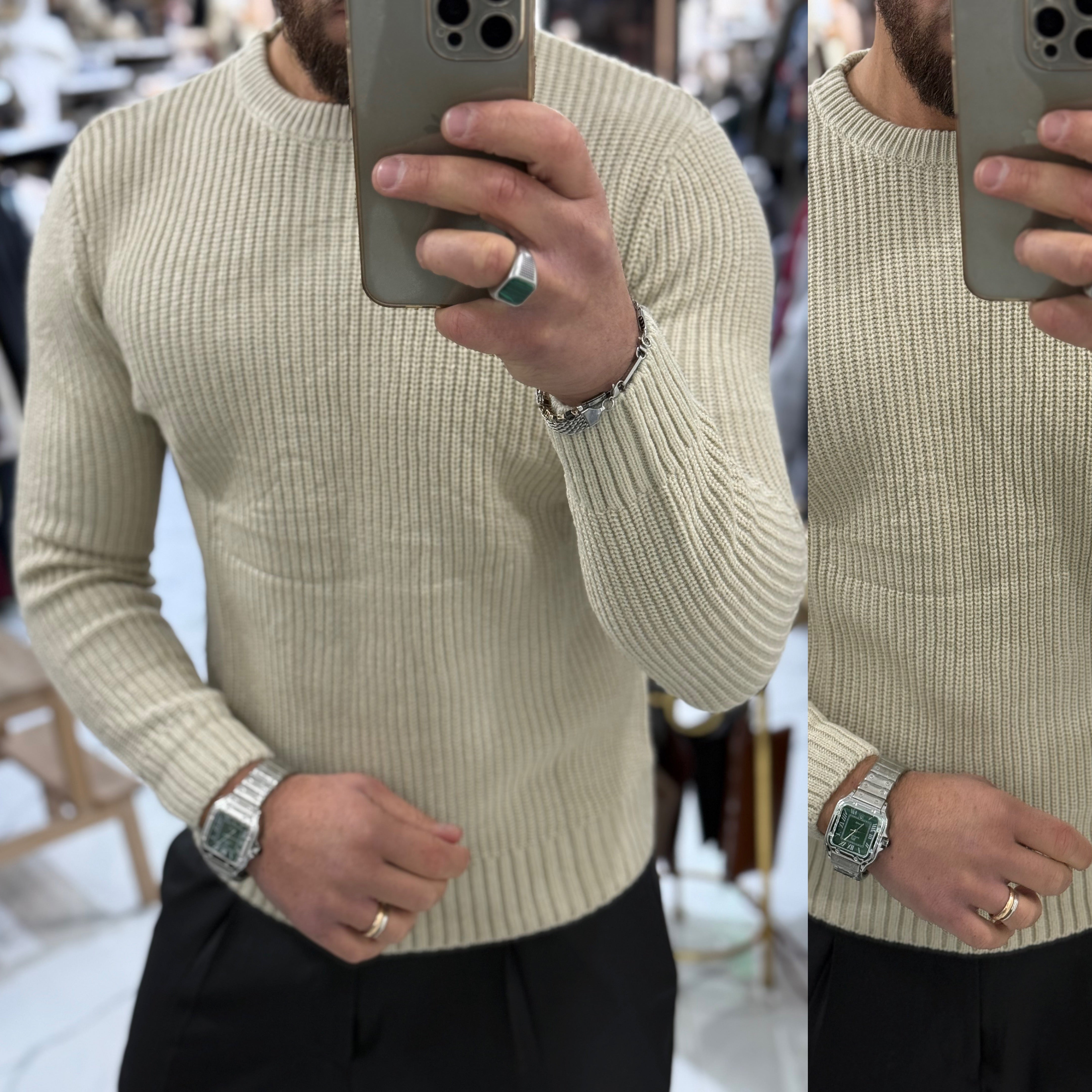 Maglione girocollo slim Florence