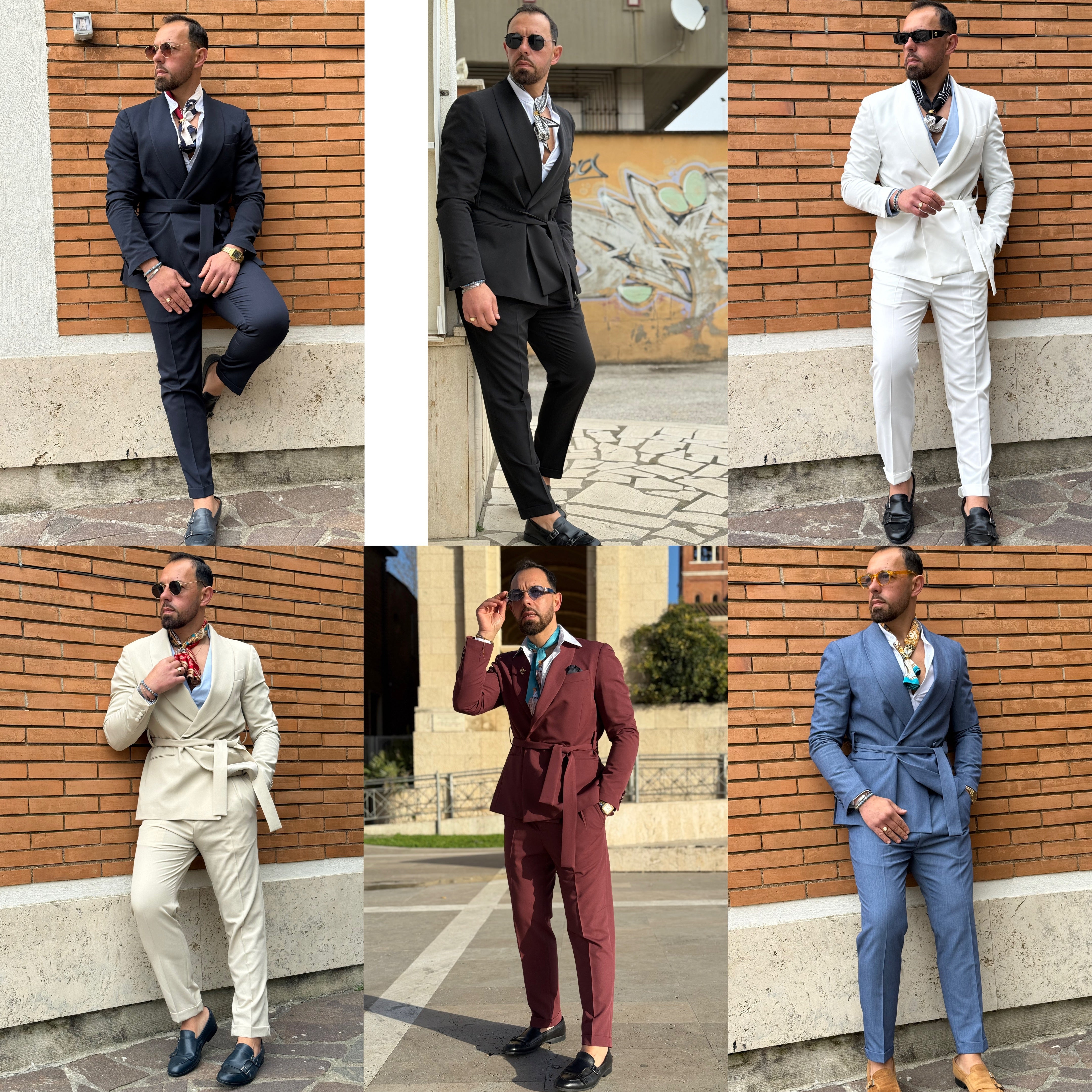 Abito sartoriale Limited con cintura BARCELLON