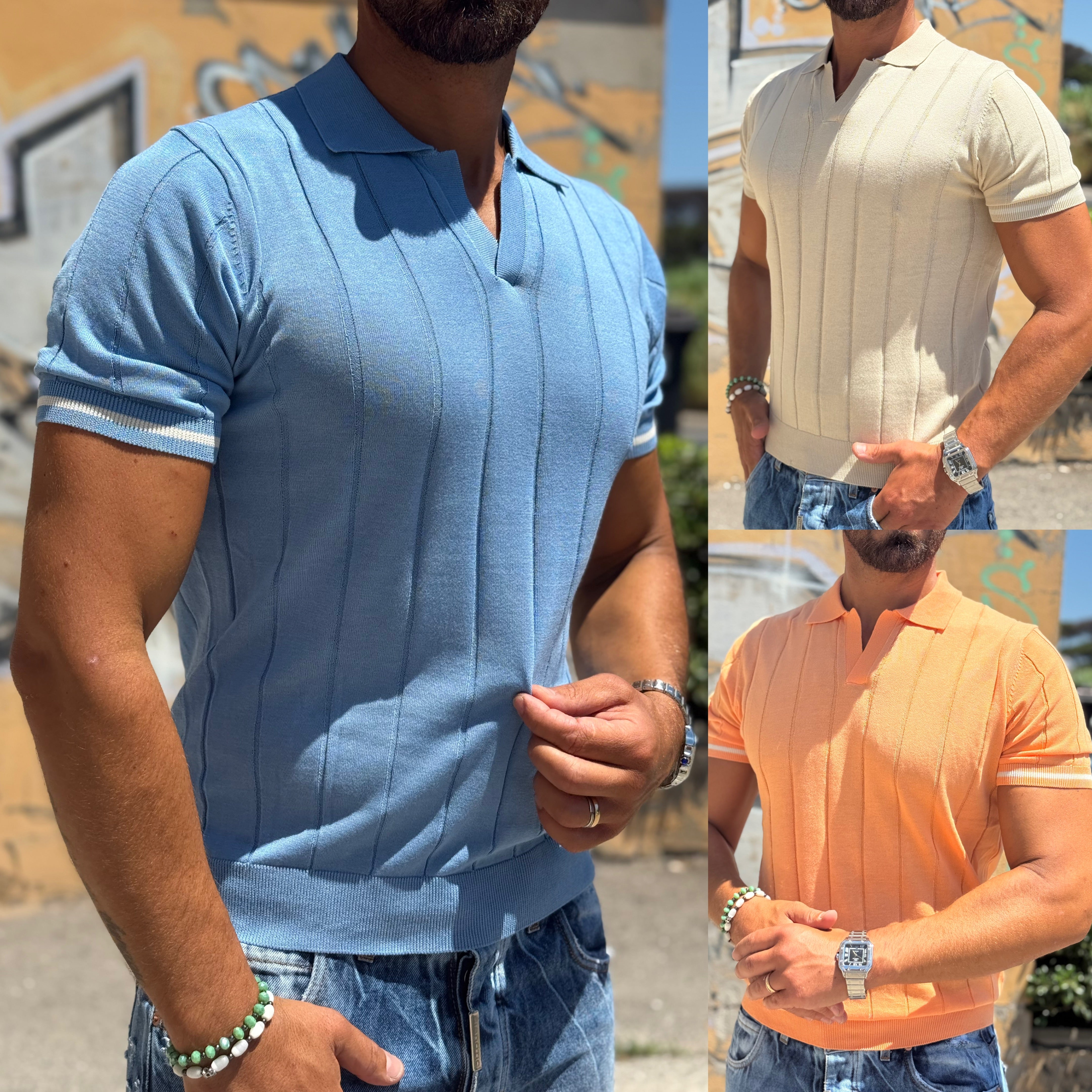 Polo senza bottoni blacksunday
