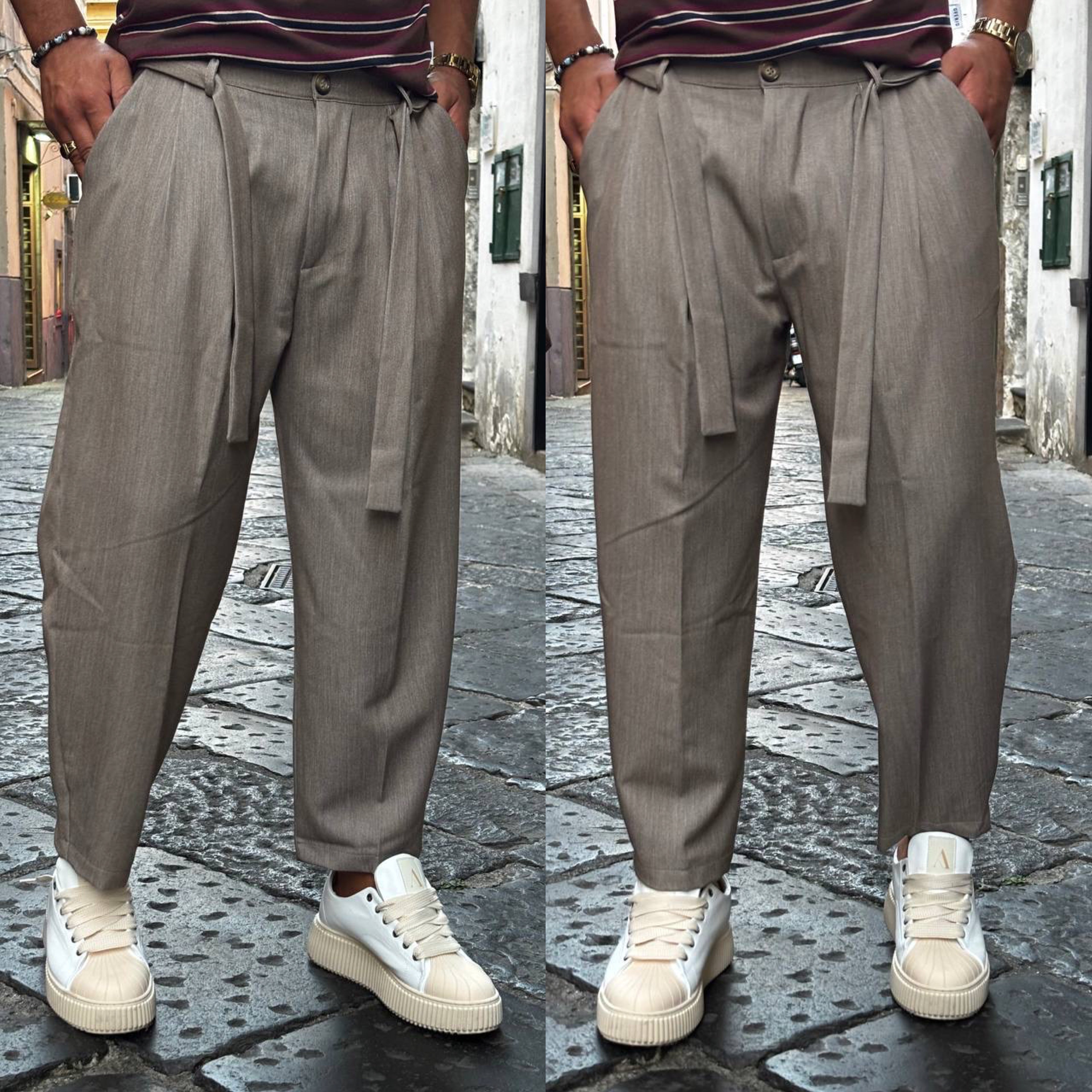 Pantalone con cintura japan