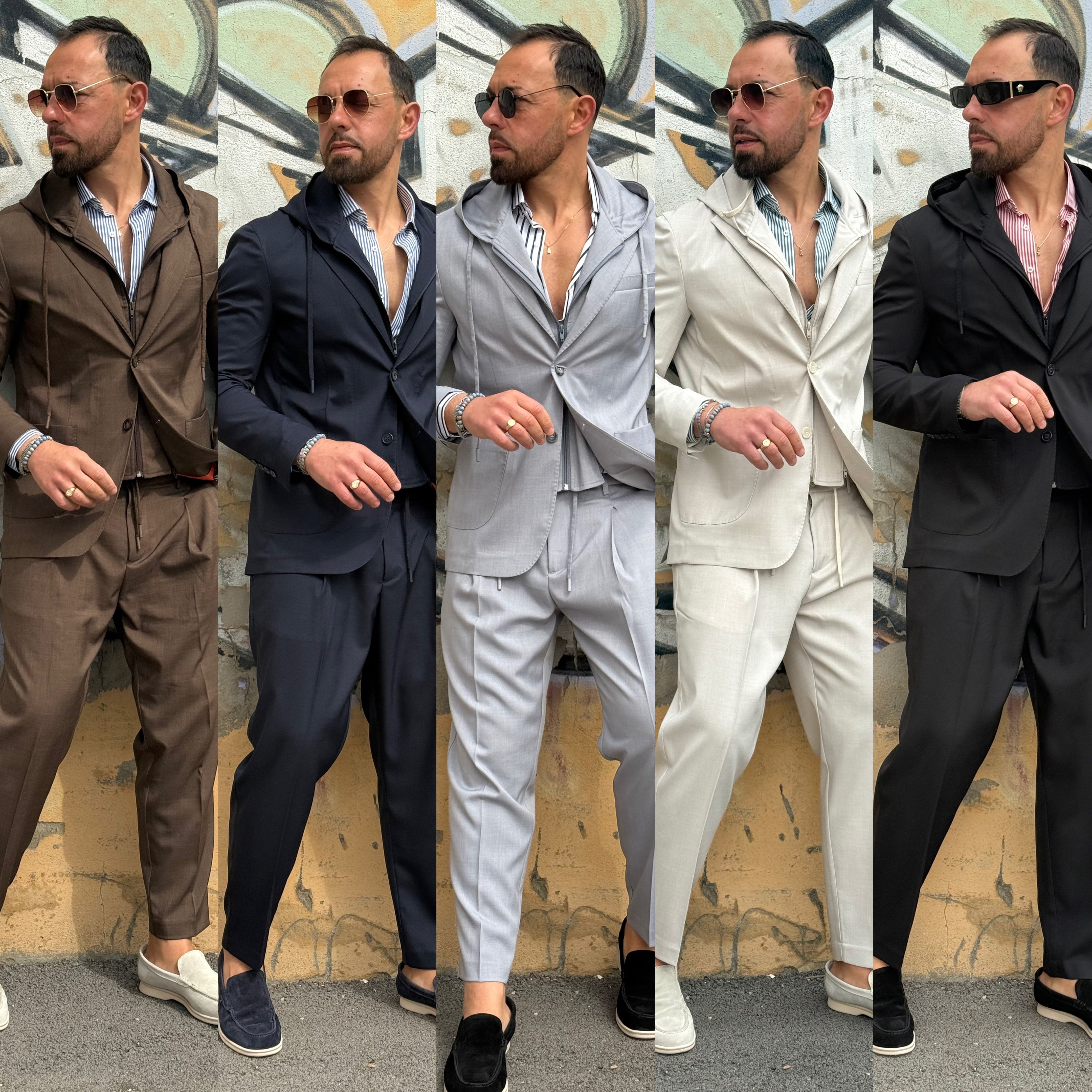 Abito giacca monopetto e pantalone Florence